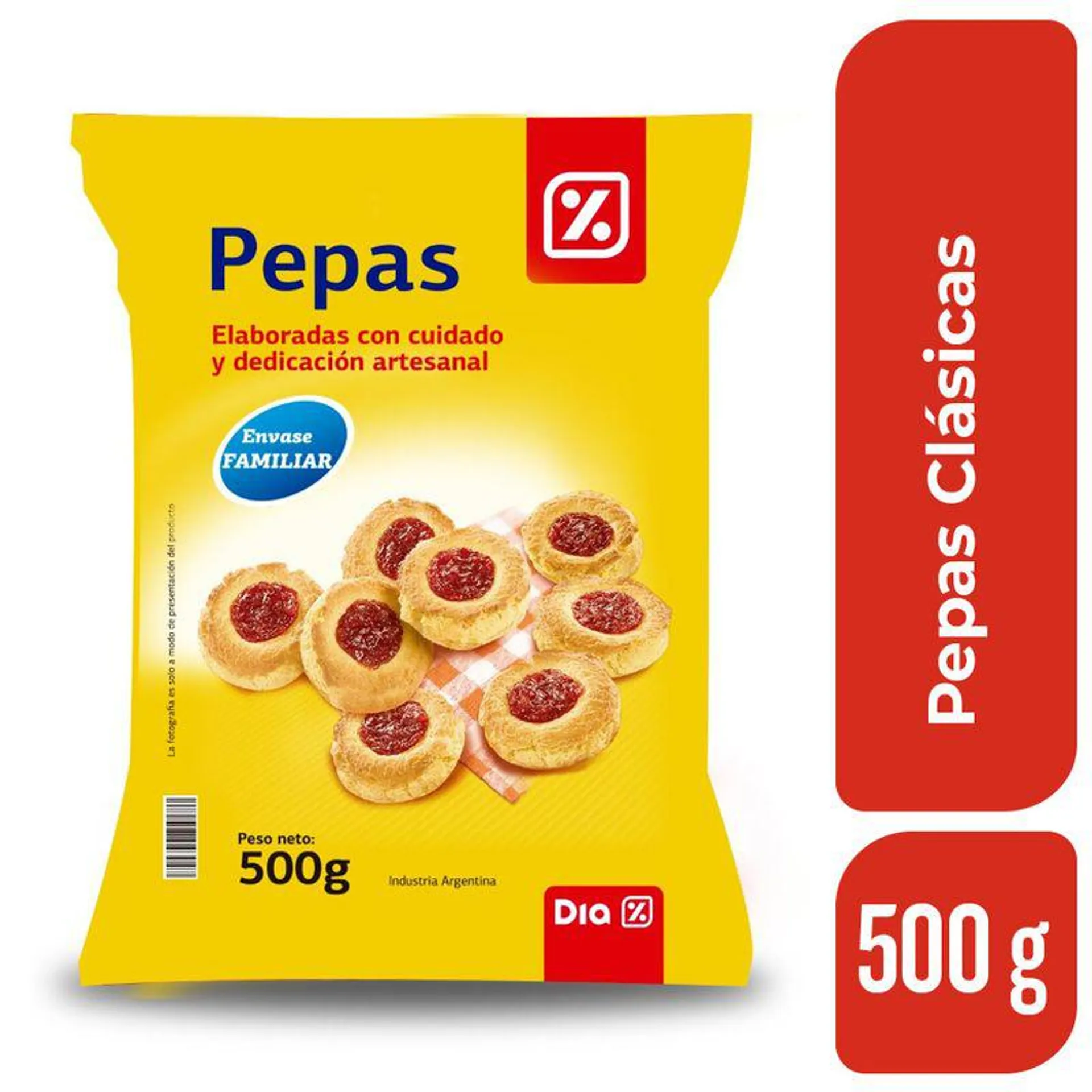 Galletitas Pepas DIA 500 Gr.