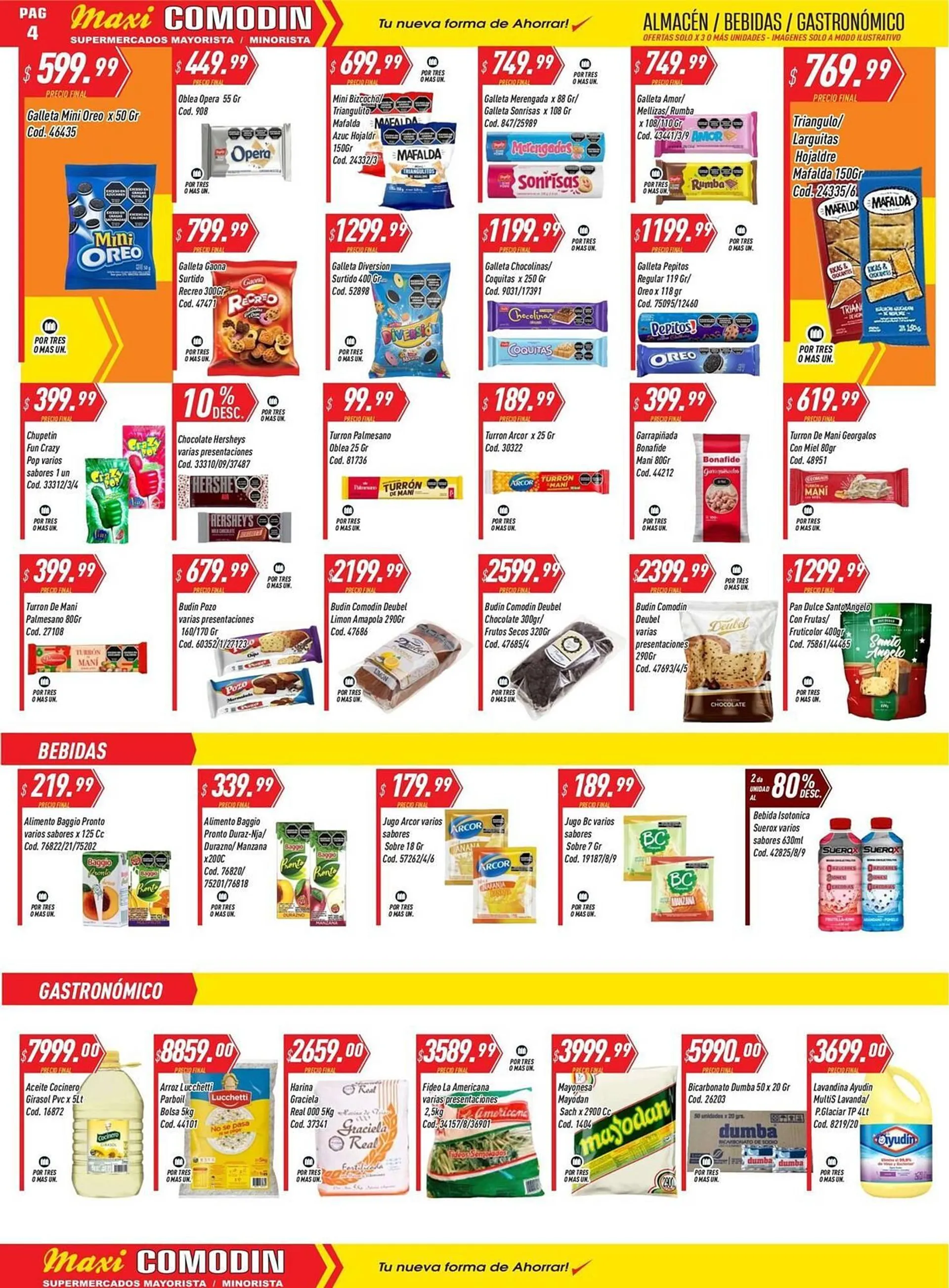 Ofertas de Catálogo Supermercados Comodin 17 de octubre al 31 de octubre 2024 - Página 4 del catálogo