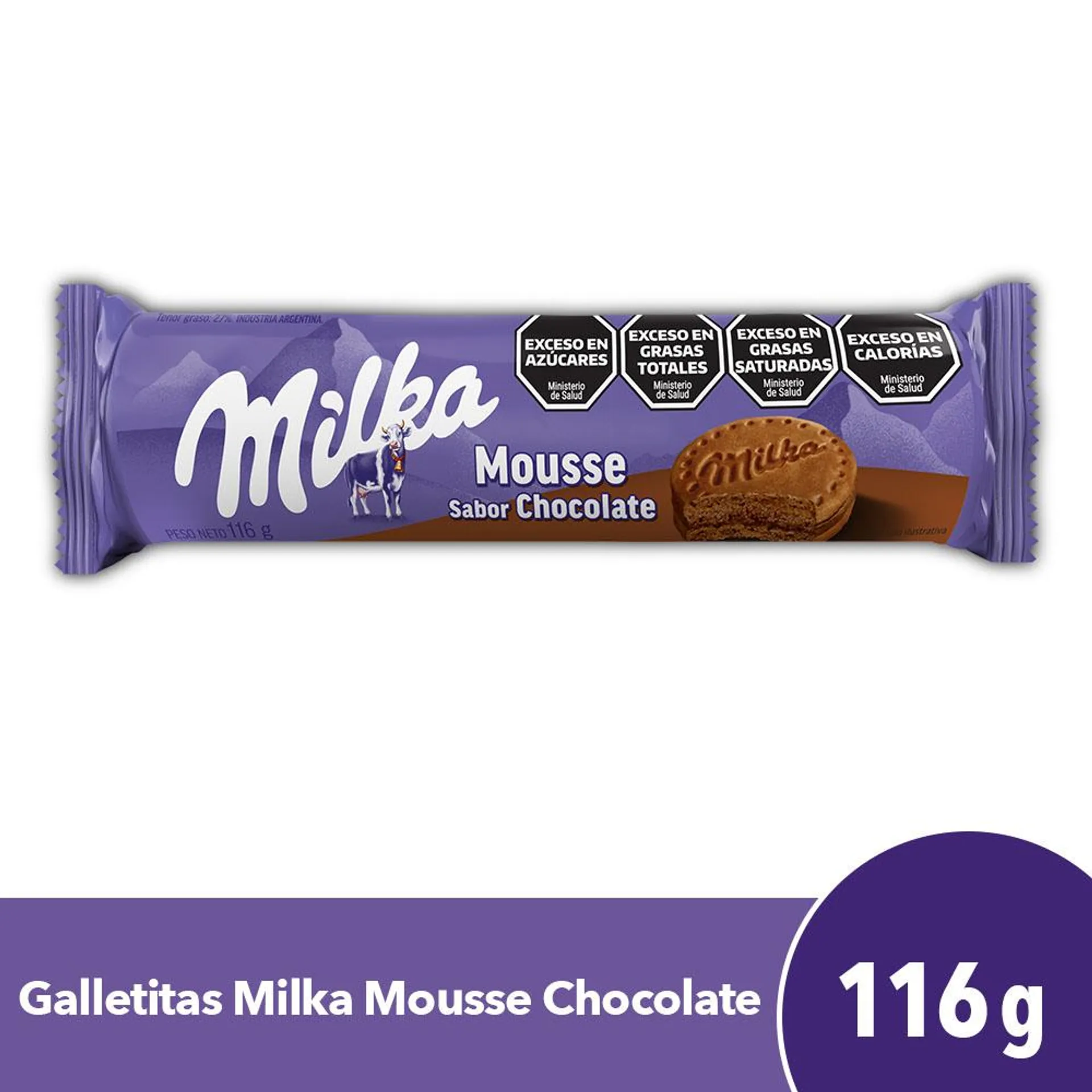 MILKA MOUSSE GALL.CHOC.X116G