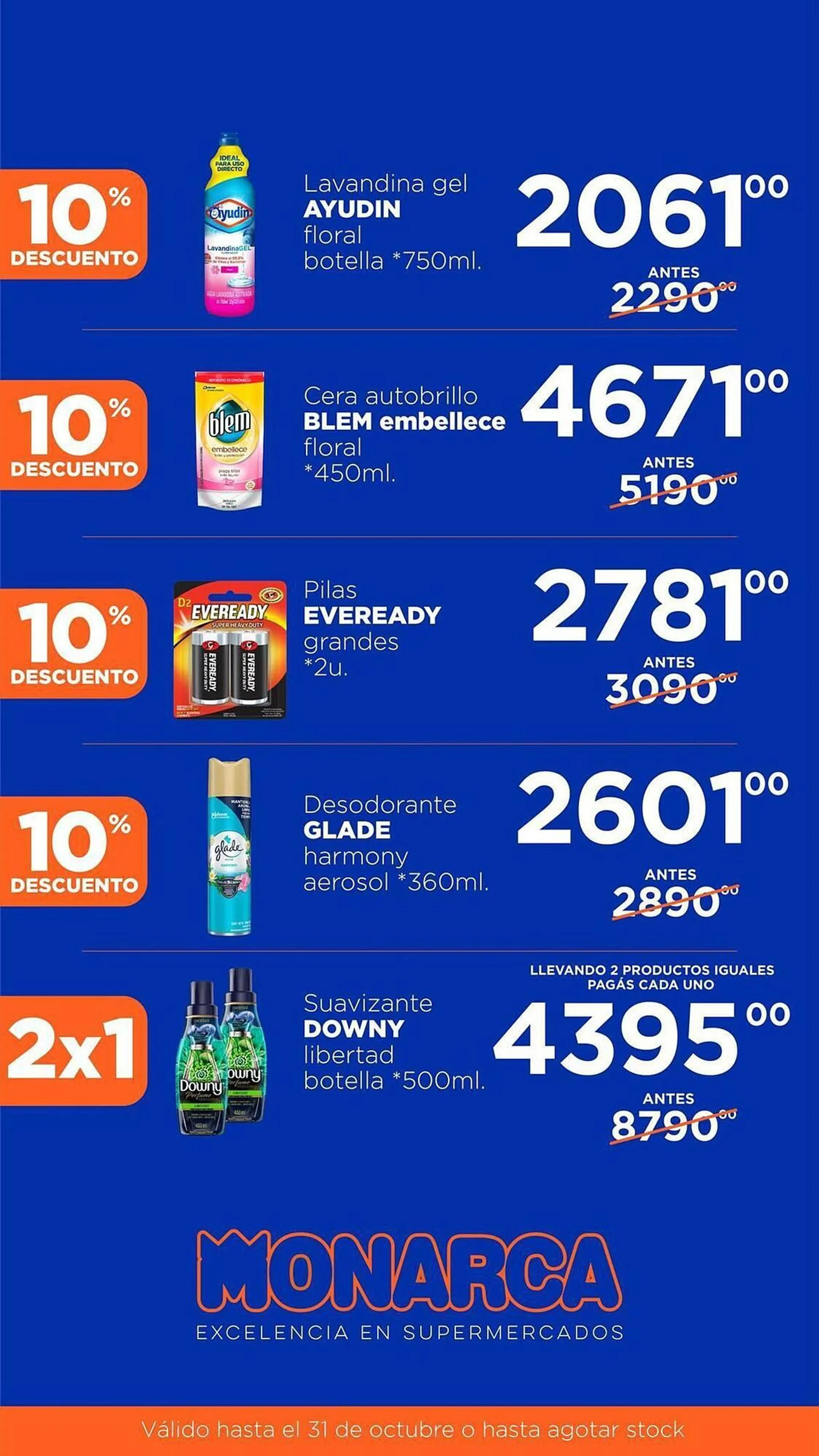 Ofertas de Catálogo Supermercados Monarca 22 de octubre al 31 de octubre 2024 - Página 2 del catálogo