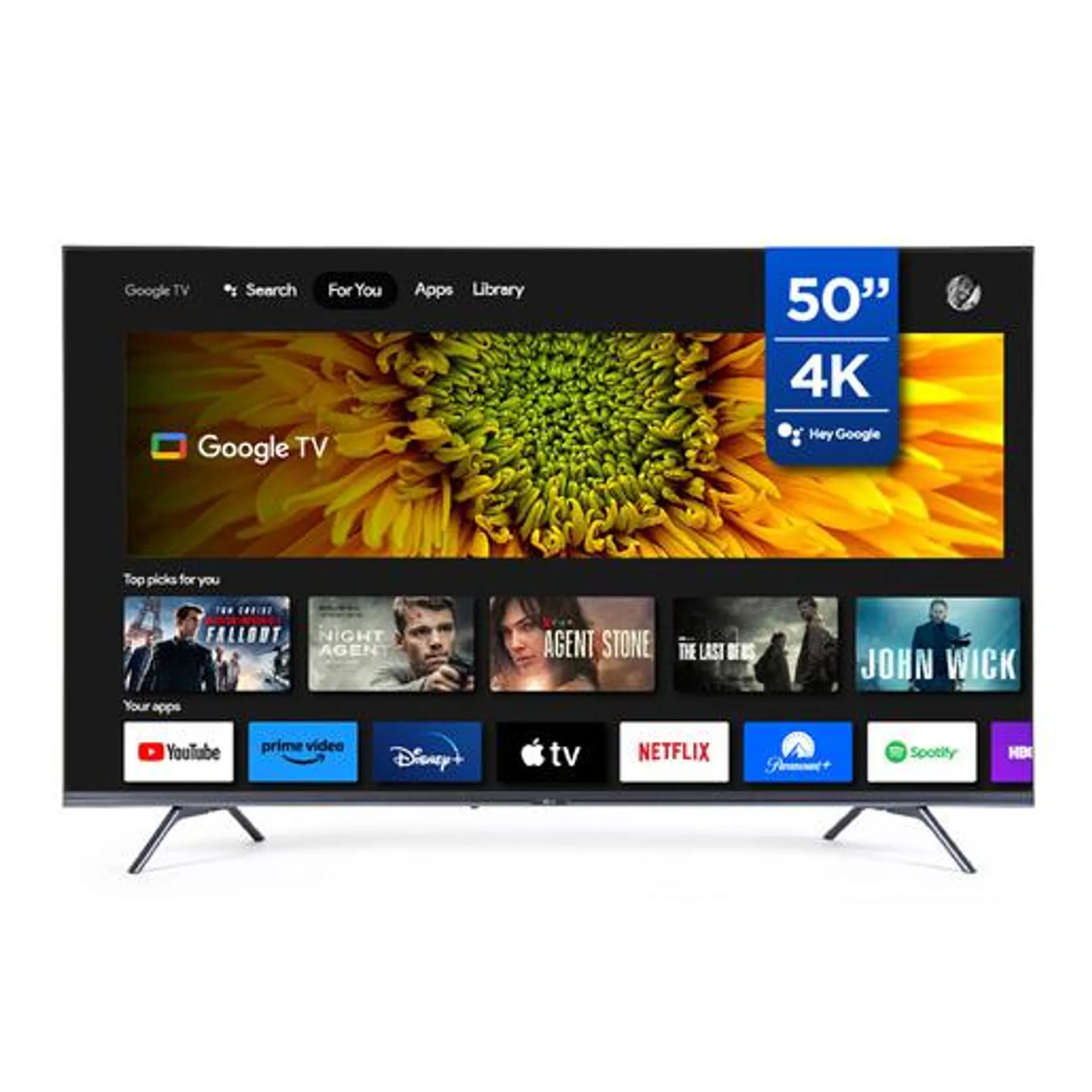 SMART LED GOOGLE TV BGH 50 PULGADAS 4K UHD B5023US6G