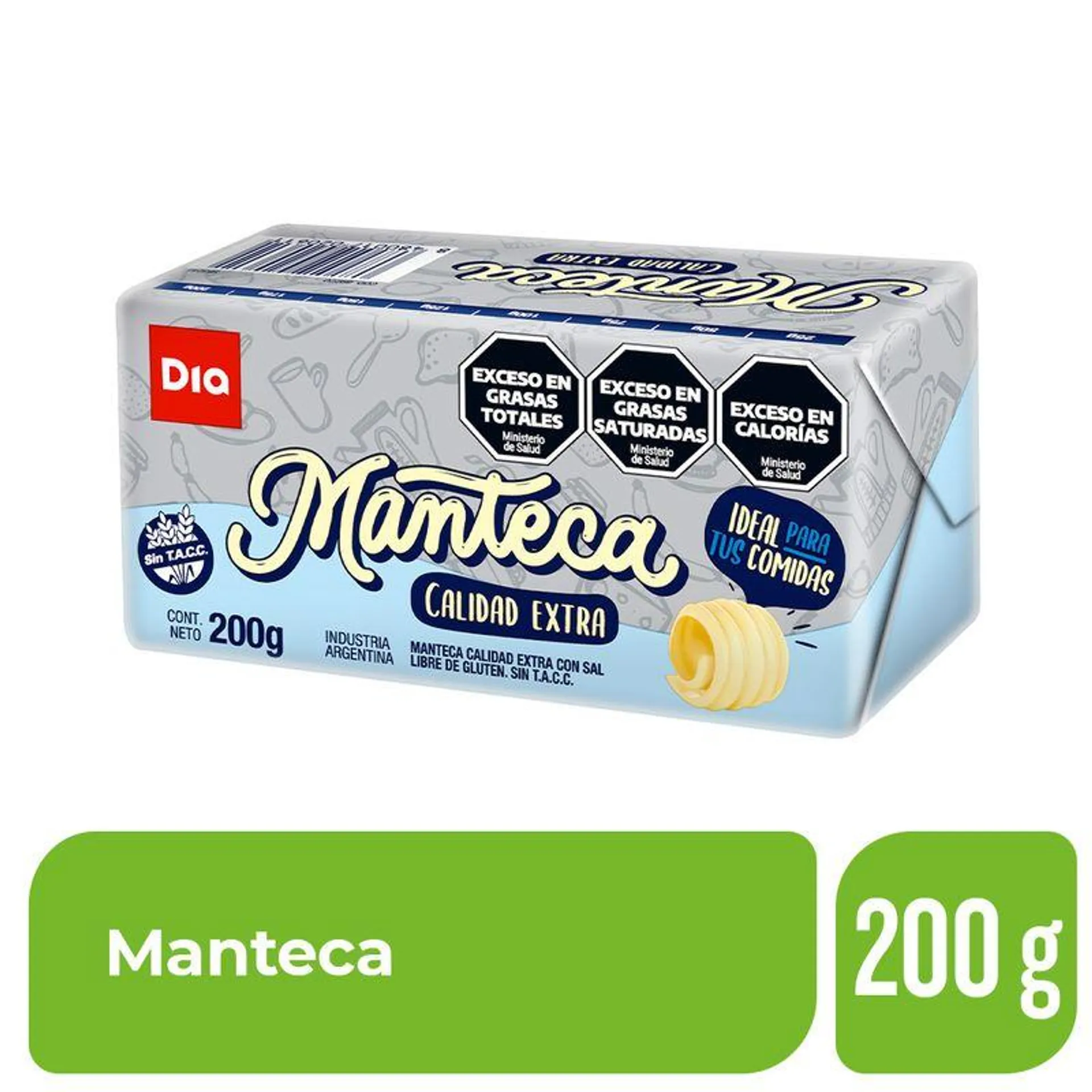 Manteca DIA Calidad Extra 200 Gr.