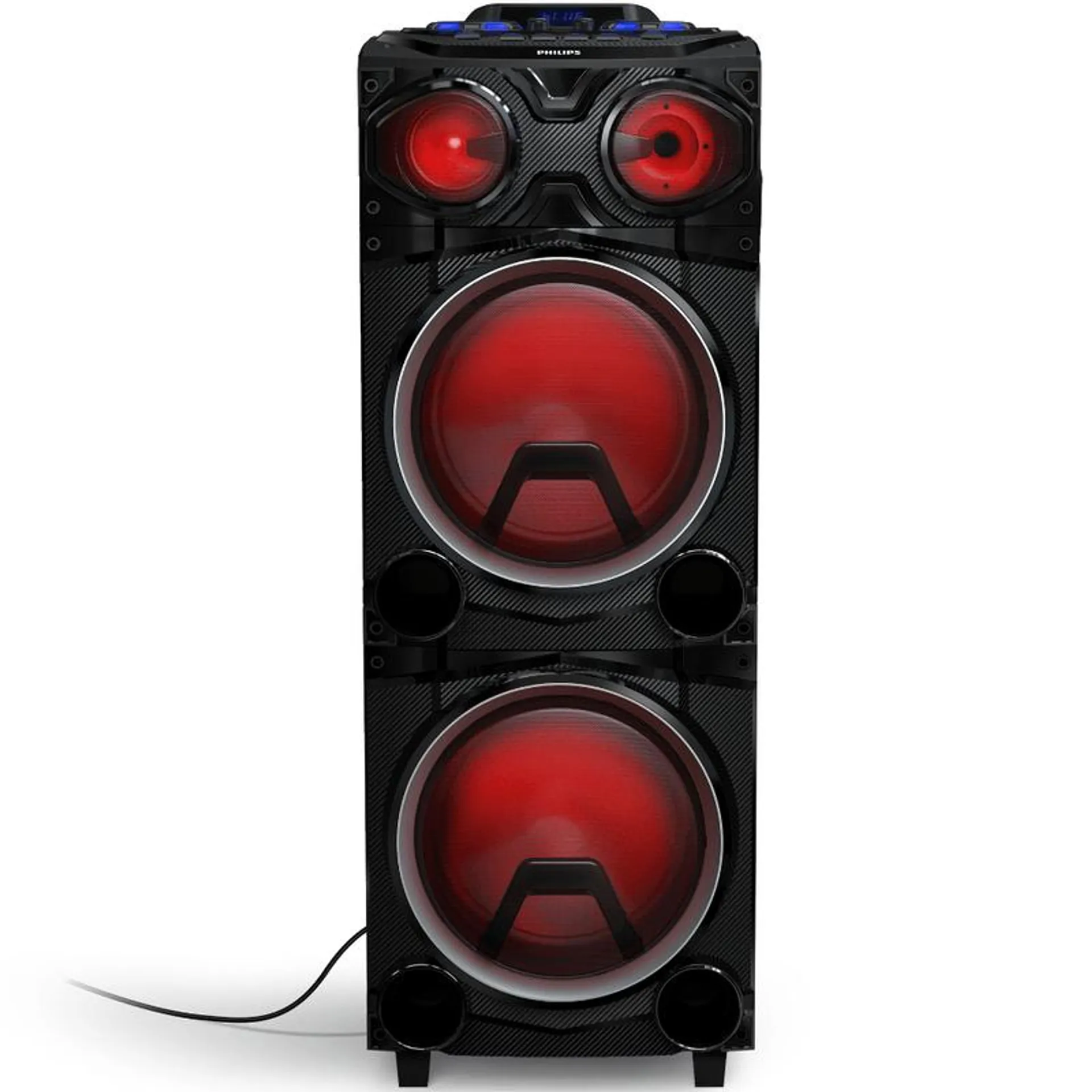 TORRE DE AUDIO PHILIPS 12 BLUETOOTH CON LUCES TAX3705-77