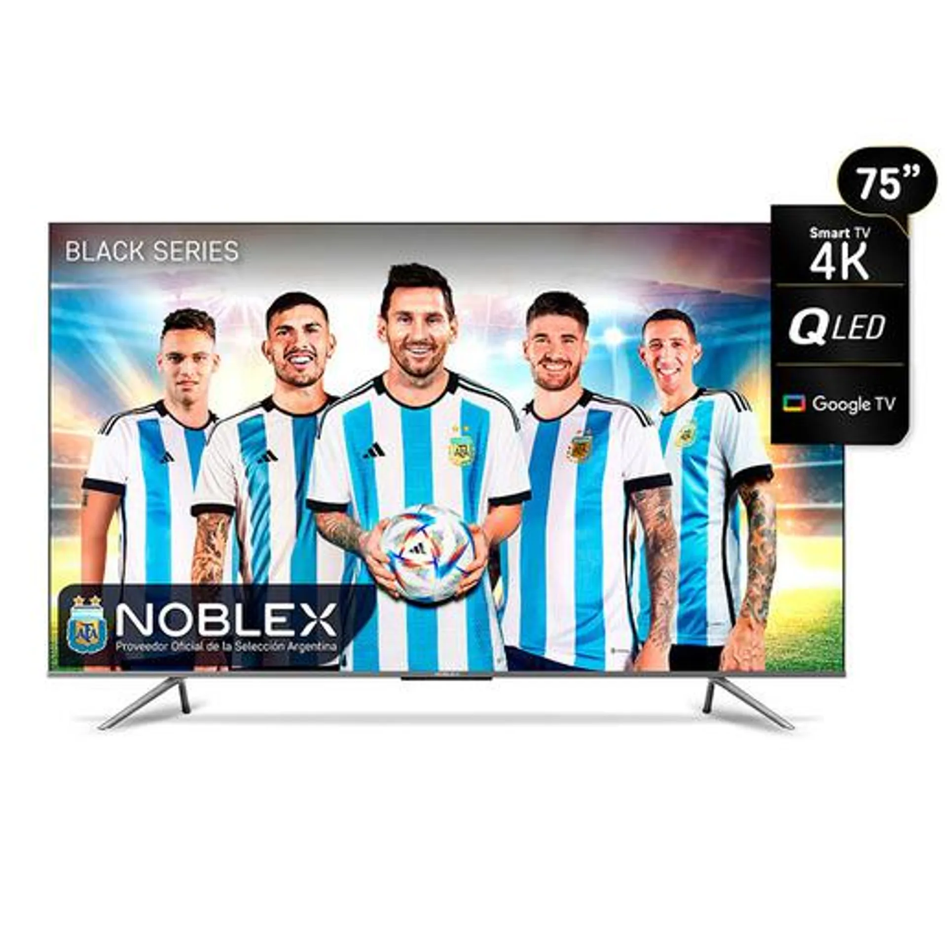 SMART QLED GOOGLE TV NOBLEX 75 PULGADAS 4K UHD DQ75X9500