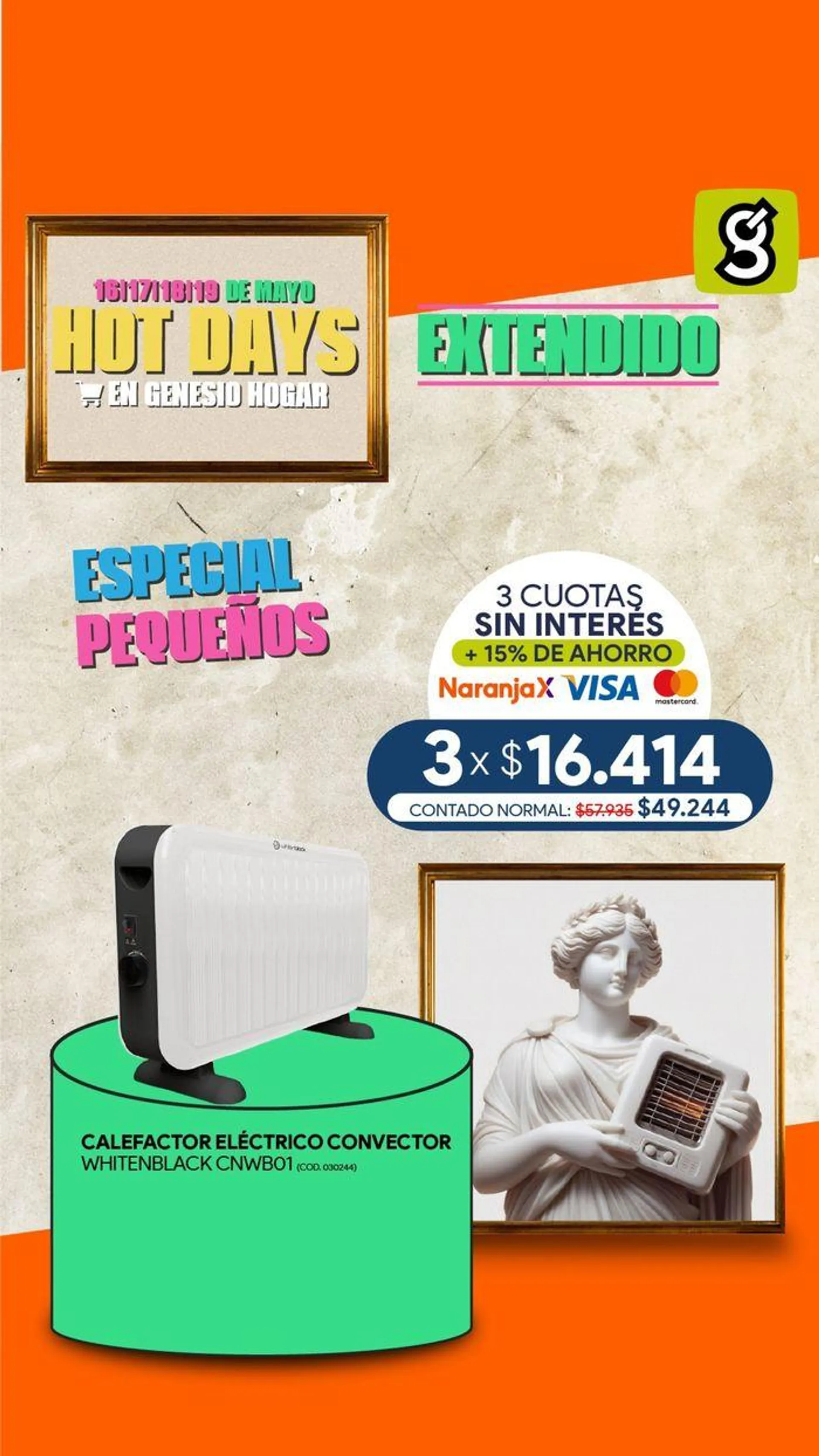 Ofertas de Catálogo Genesio Hogar - Hot Days Extendido! 17 de mayo al 19 de mayo 2024 - Página 9 del catálogo