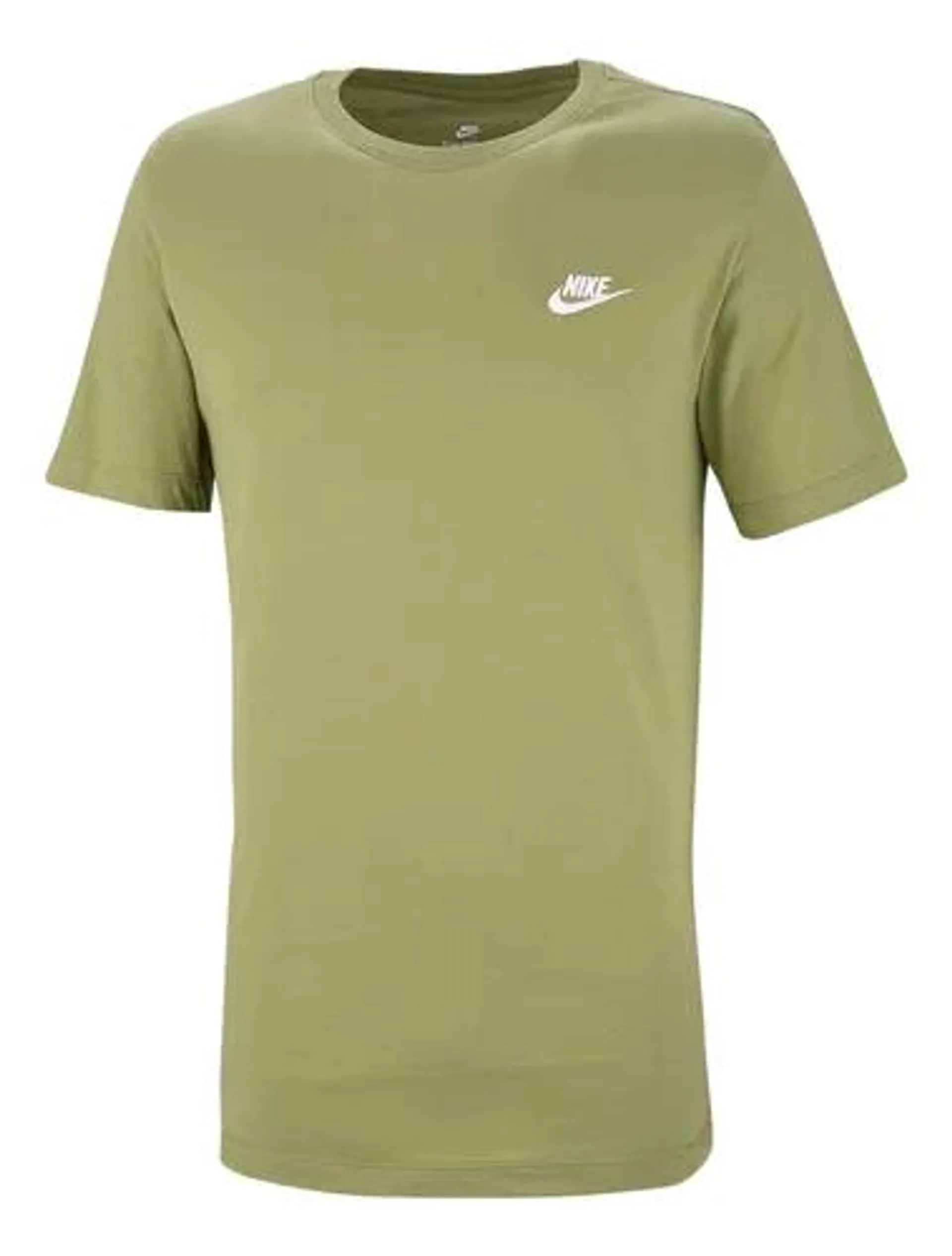 Remera Nike Sporstwear Club En Verde Hombre