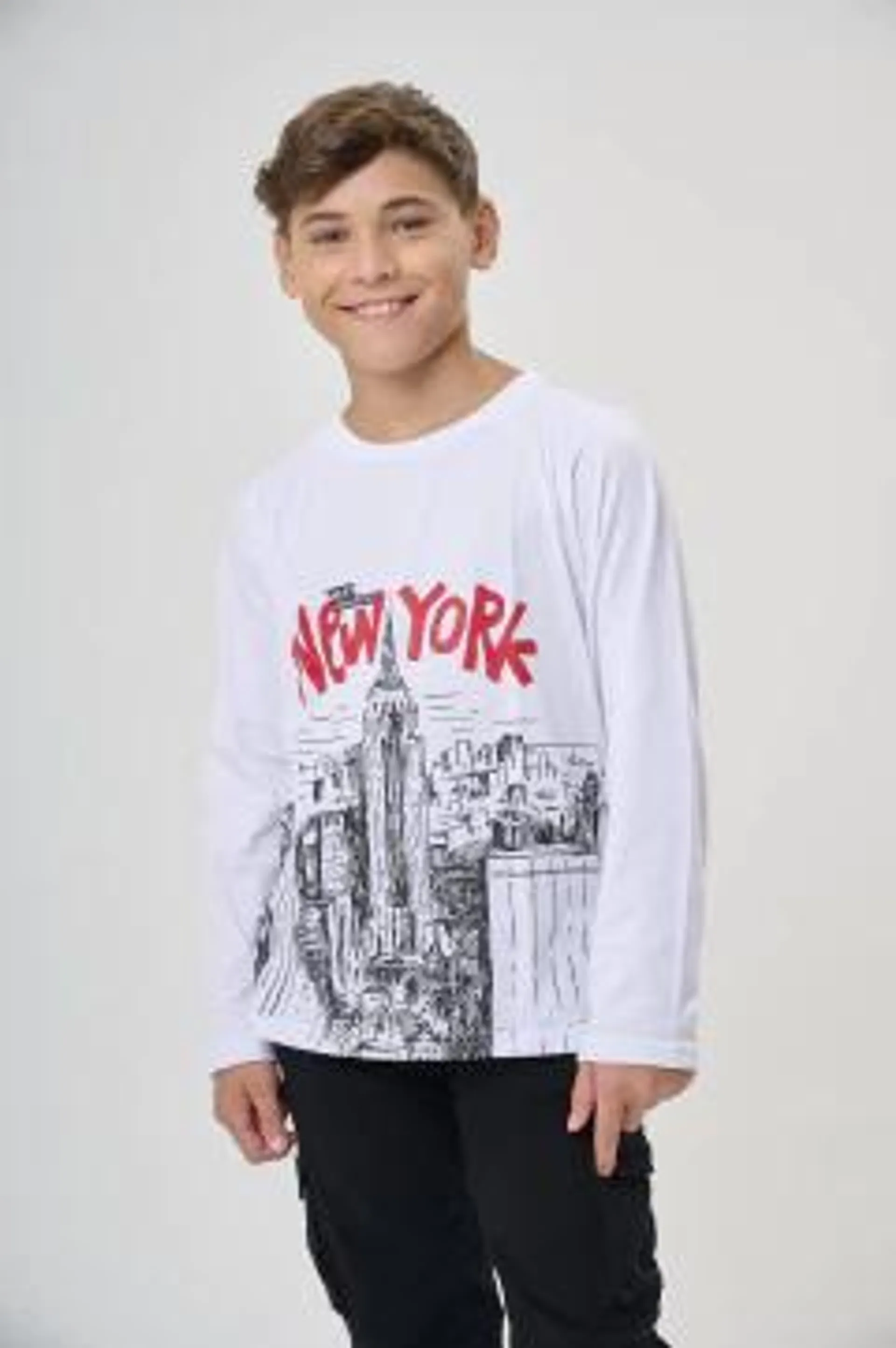 REMERA NEW YORK BLANCA