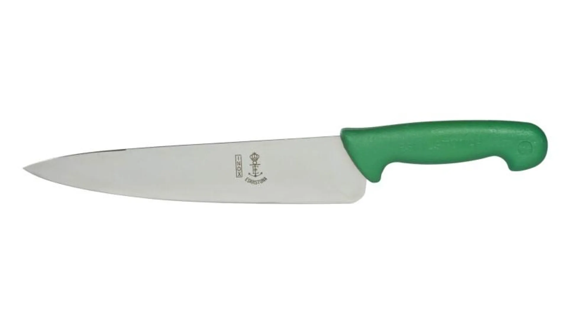 Cuchillo Profesional De Cocina 25 Cm Ac. Inox. Con Mango Verde - Eskilstuna -