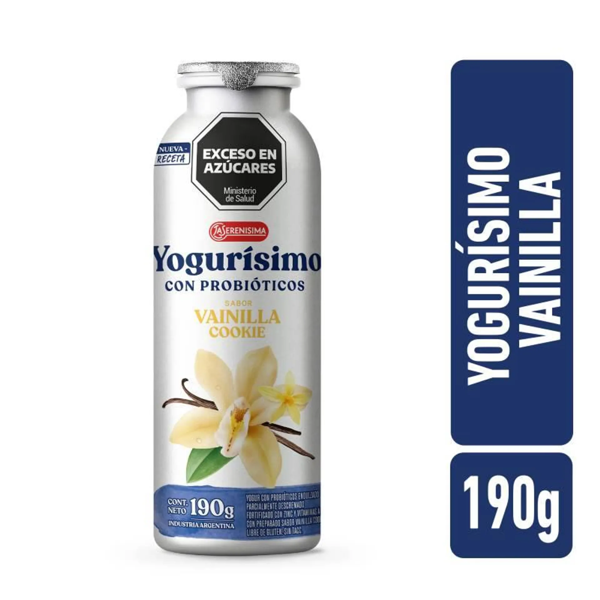 Yogur bebible botellita vainilla Yogurisimo 190g