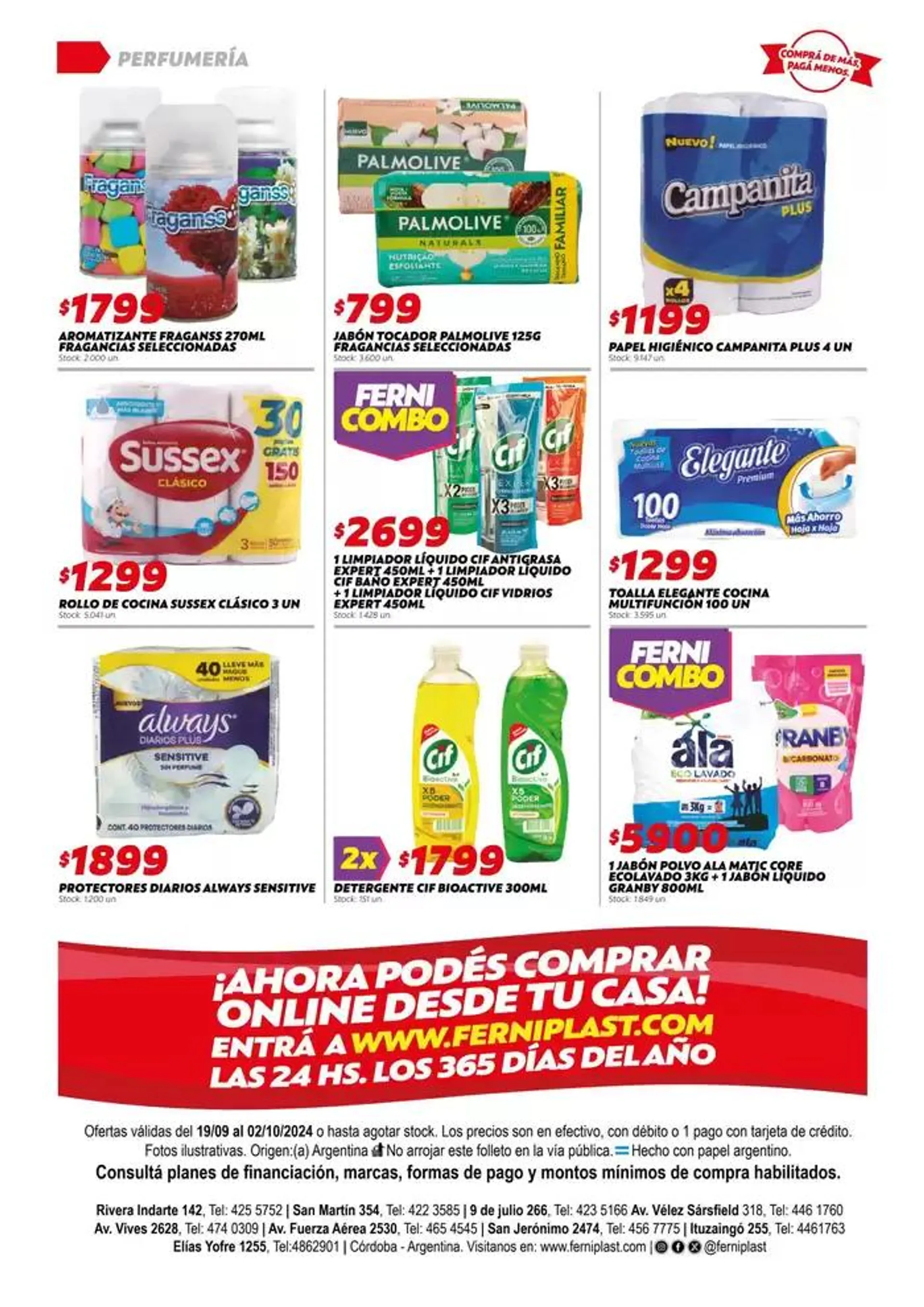 Ofertas de Ofertas Ferniplast 20 de septiembre al 4 de octubre 2024 - Página 7 del catálogo