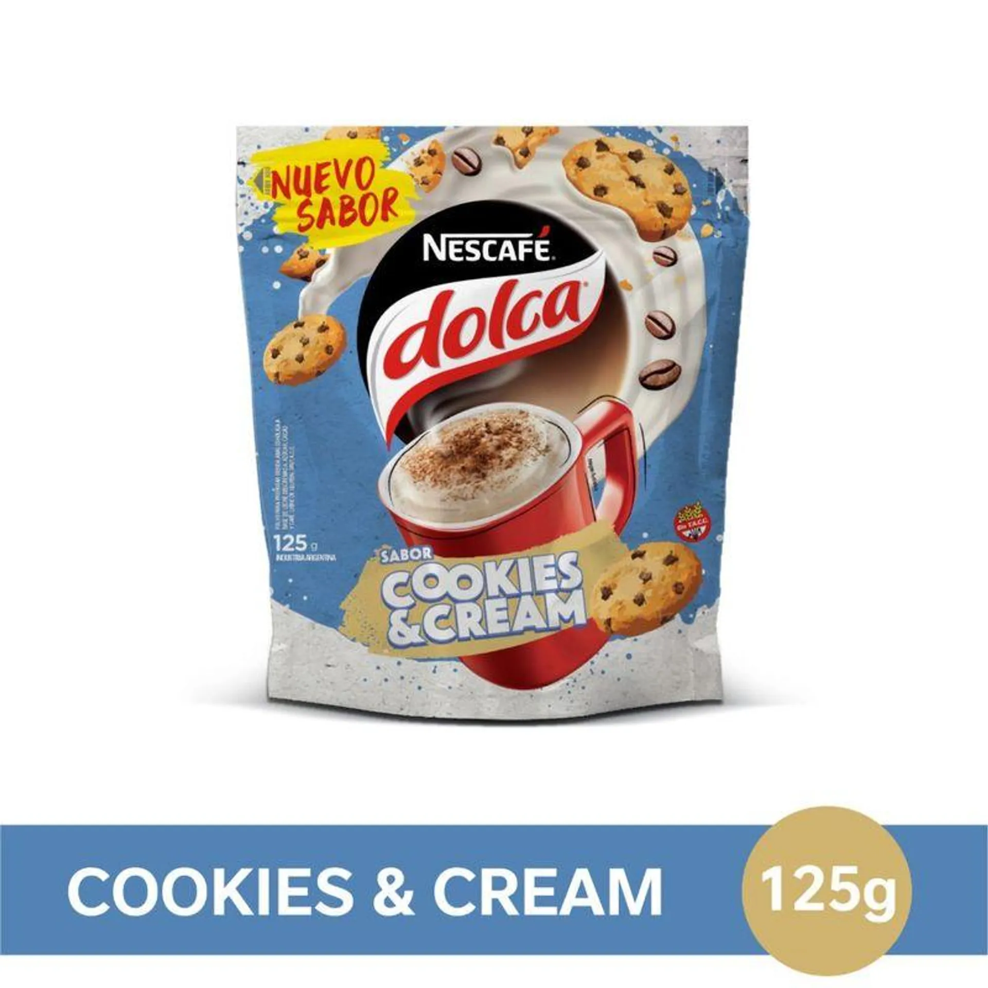 Dolca Cookies & Cream Nescafé X 125 Gr.