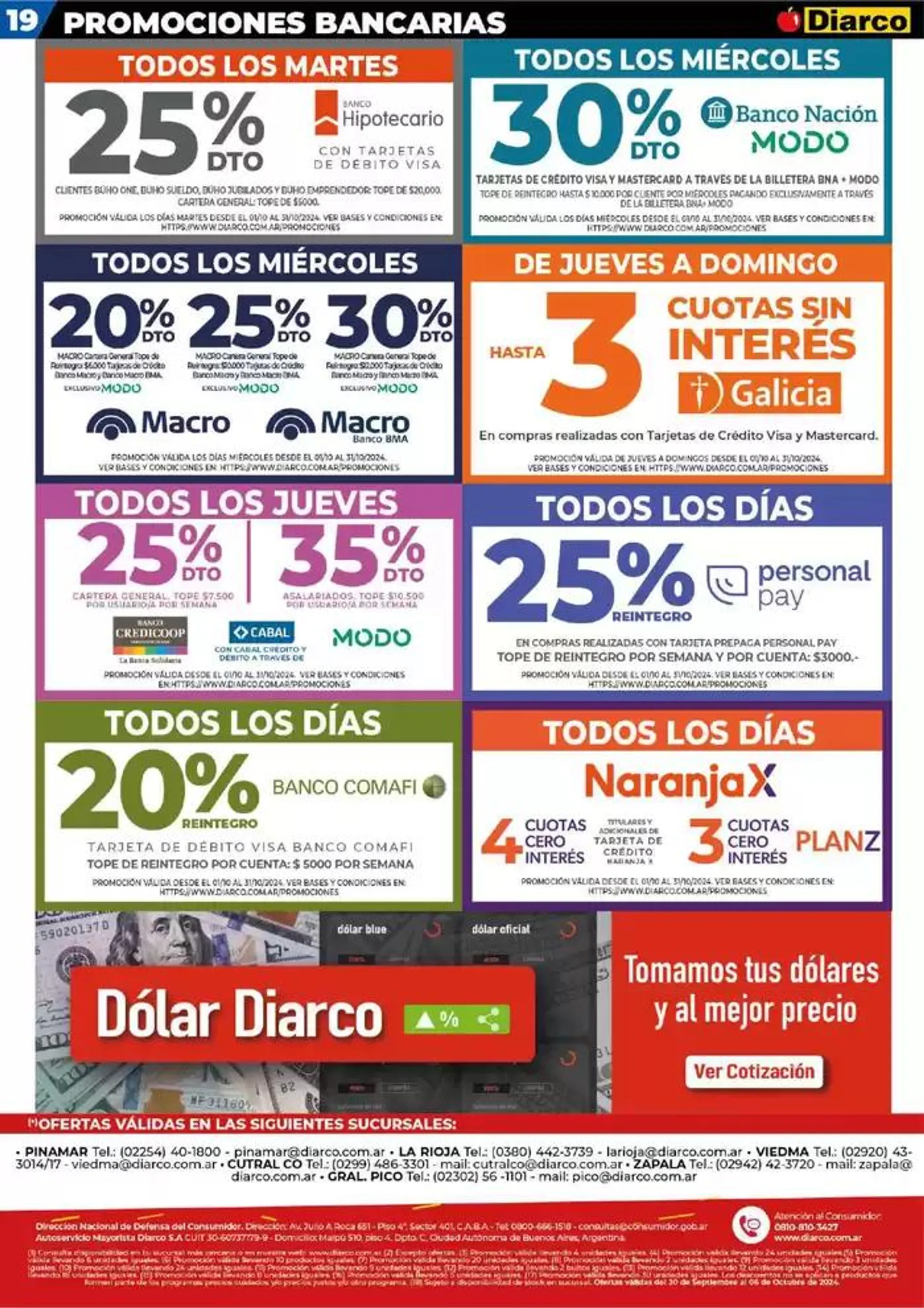 Ofertas de Diarco Ofertas Interior 2 30 de septiembre al 6 de octubre 2024 - Página 19 del catálogo