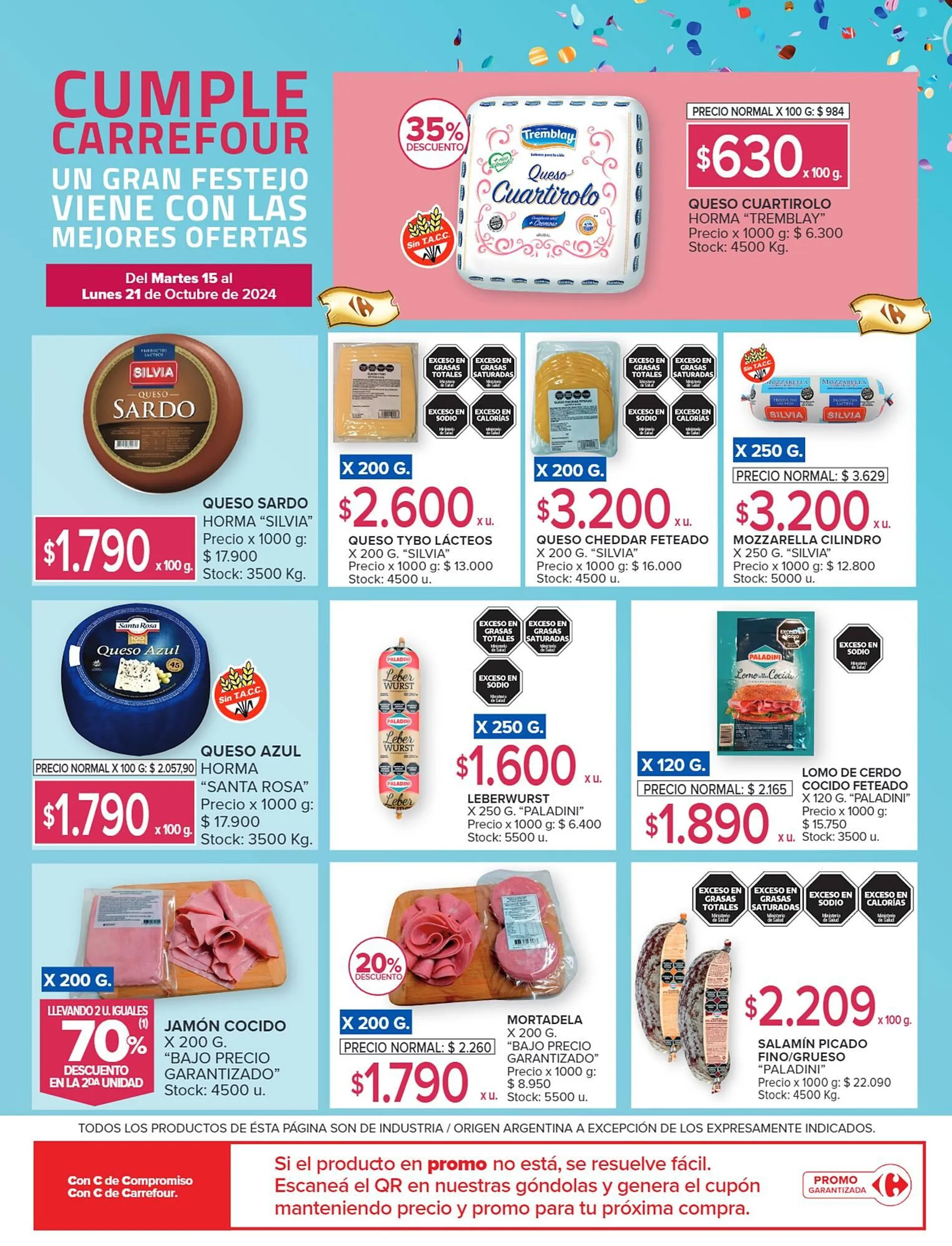 Ofertas de Catálogo Carrefour 15 de octubre al 21 de octubre 2024 - Página 18 del catálogo