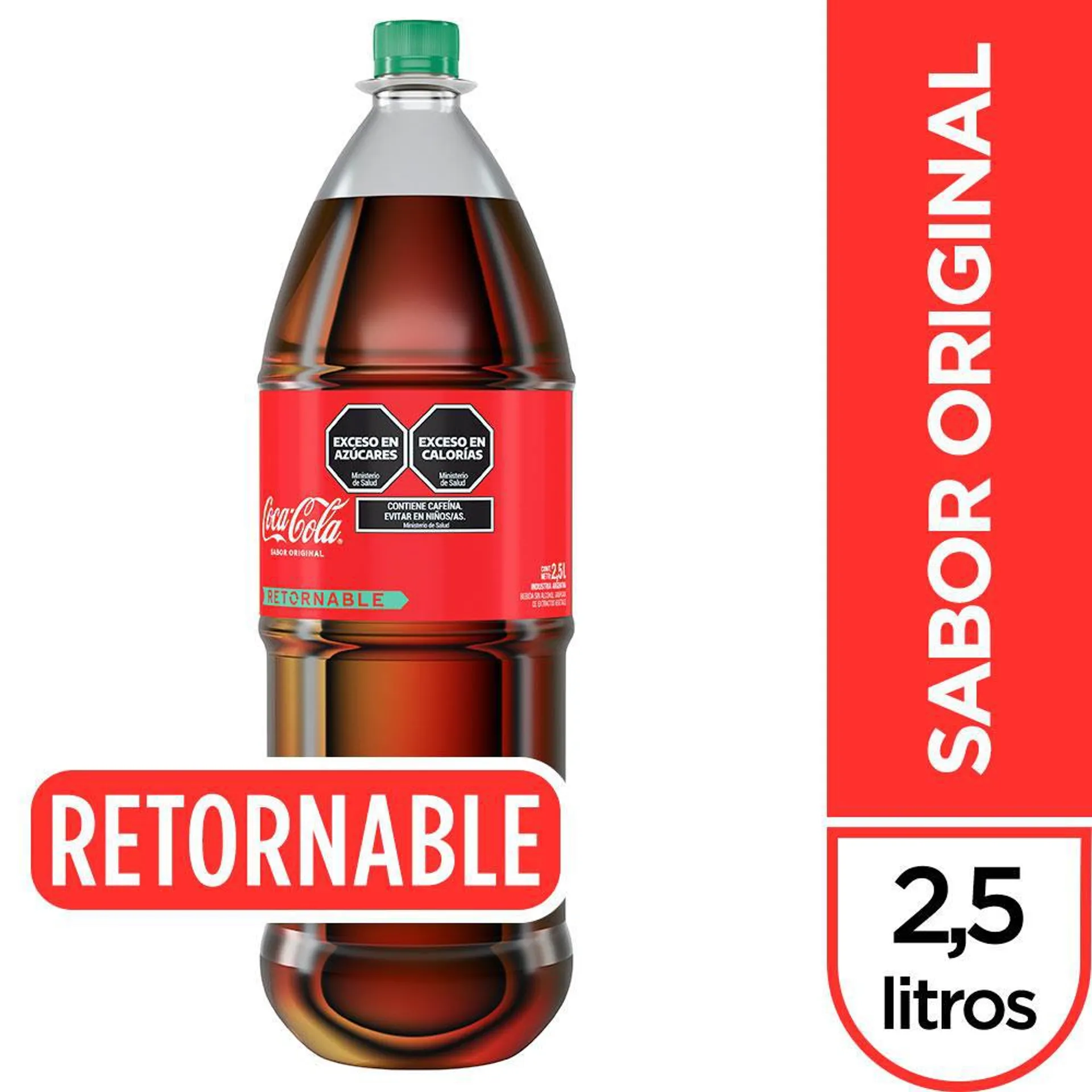 Gaseosa Coca-Cola Sabor Original 2,5 Lt