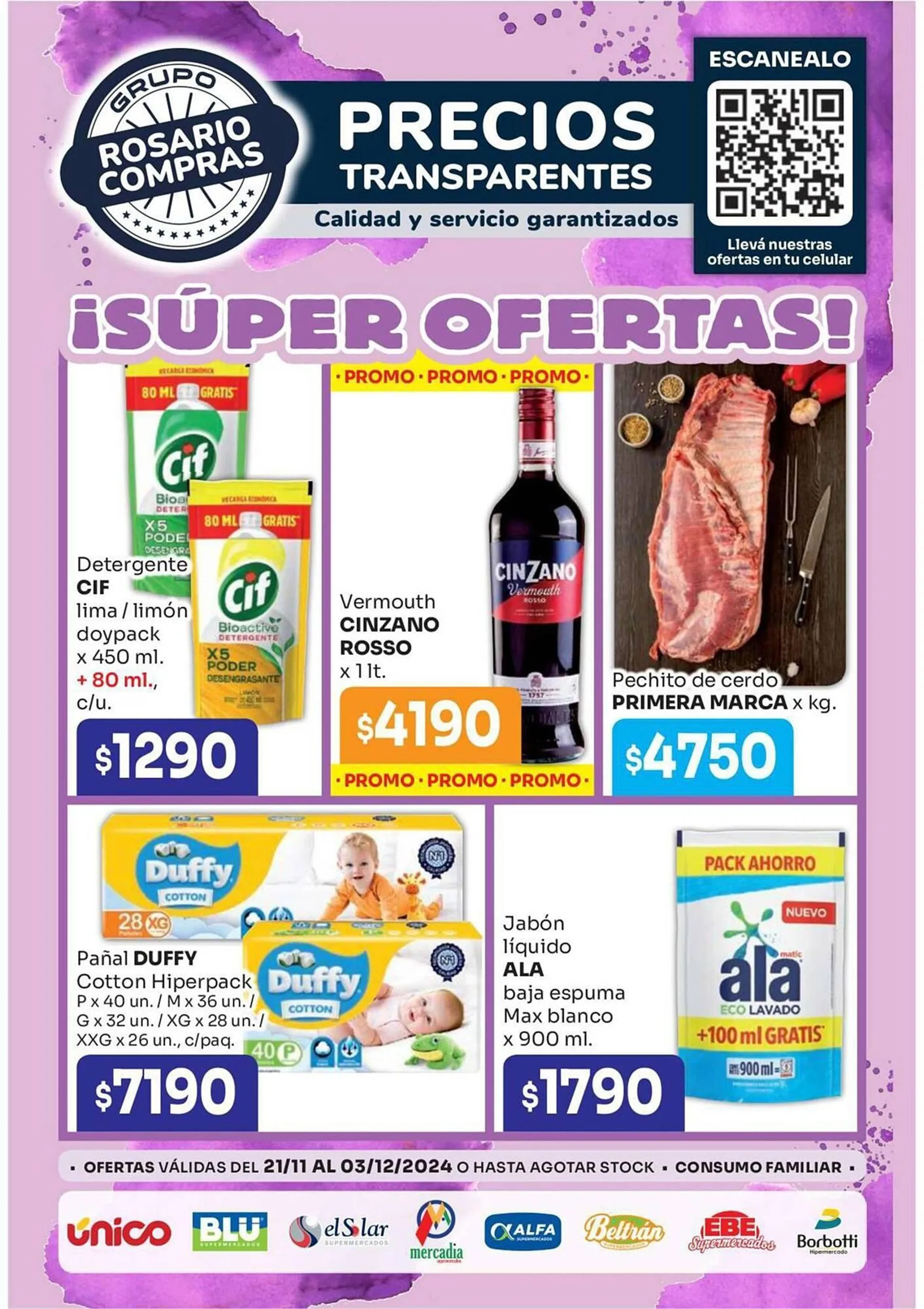 Ofertas de Catálogo Unico Supermercados 21 de noviembre al 3 de diciembre 2024 - Página 6 del catálogo