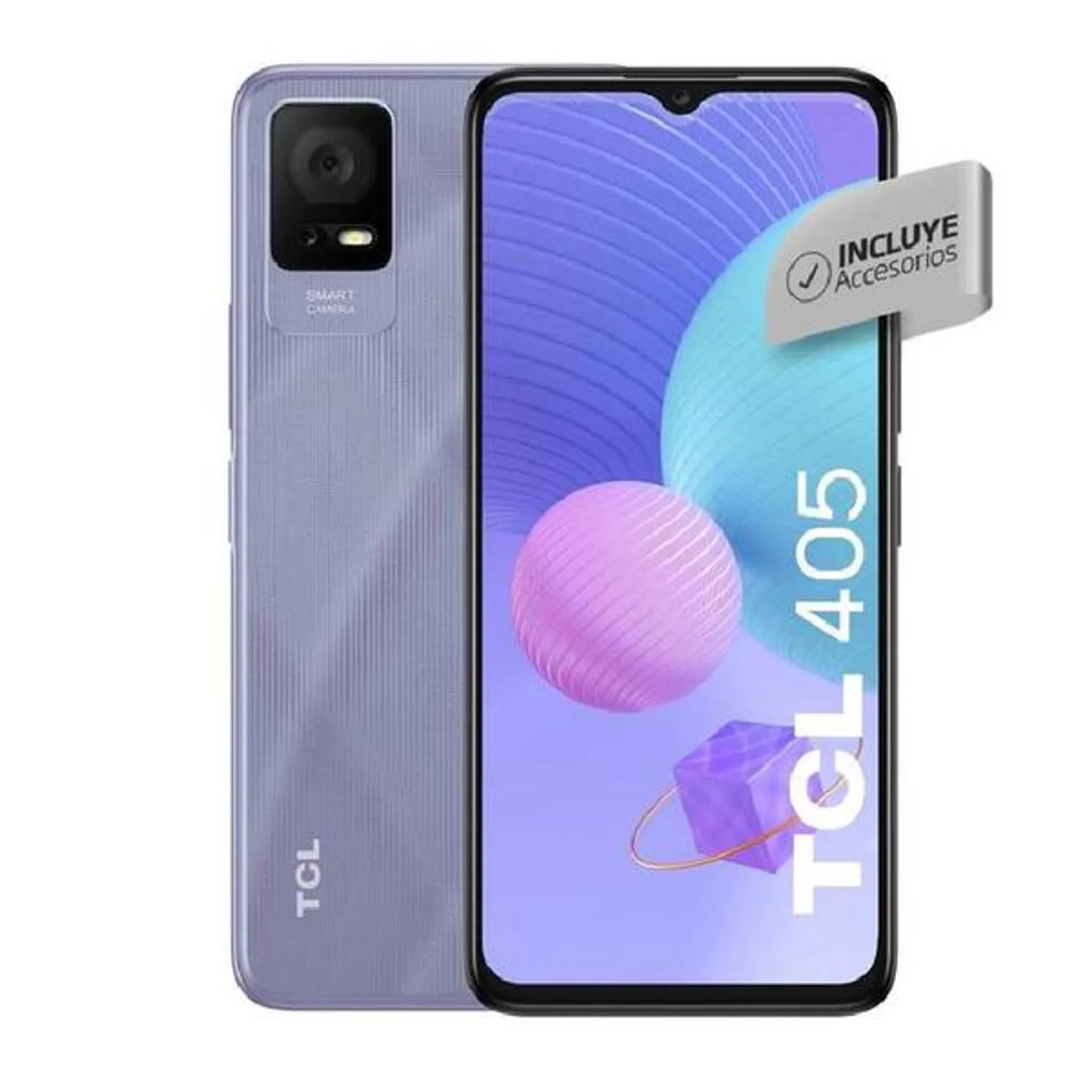 TELEFONO CELULAR TCL 405 - 66 LAVENDER 264GB CAM 5132MP (T506A1-BBLCAR41)