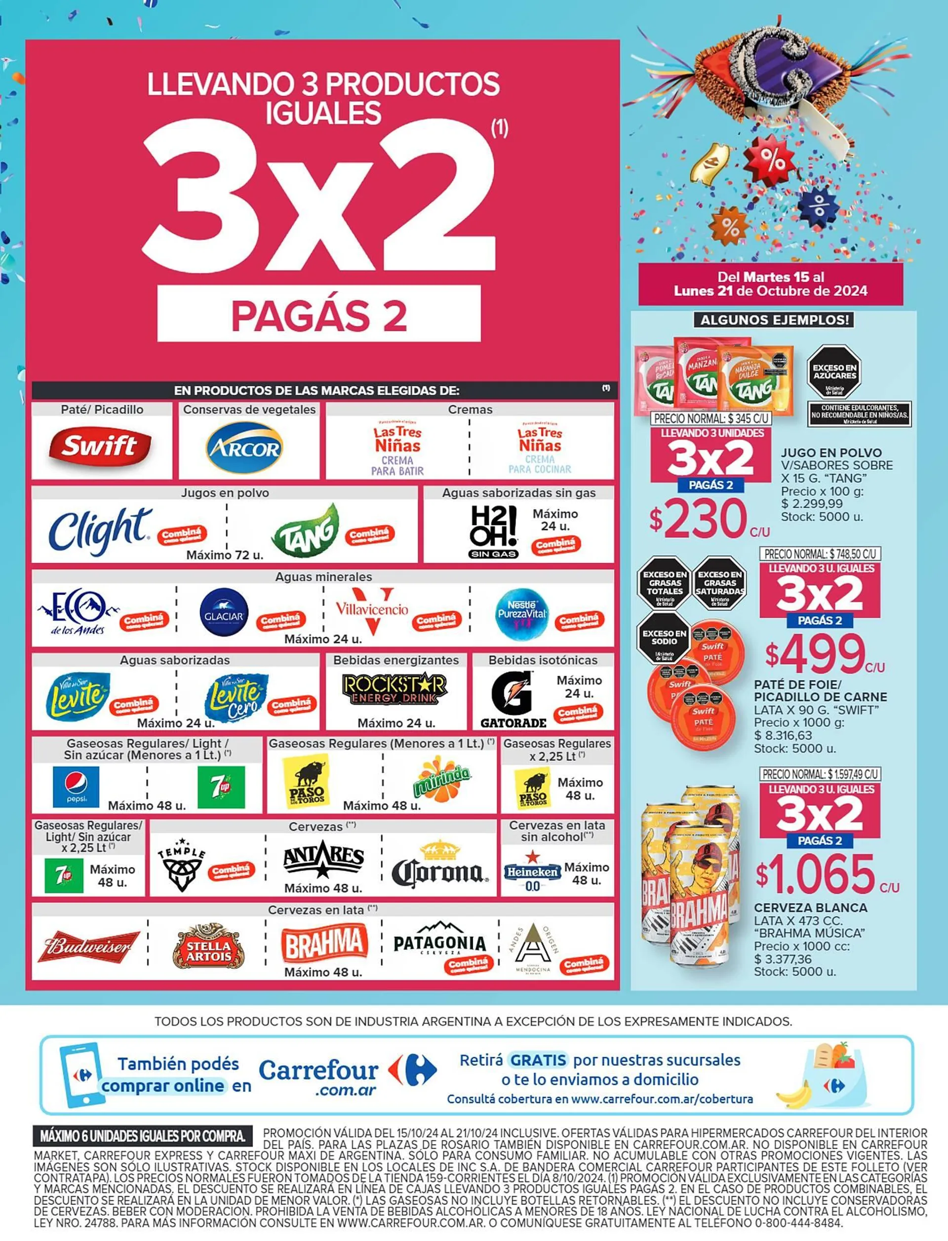 Ofertas de Catálogo Carrefour 15 de octubre al 21 de octubre 2024 - Página 8 del catálogo