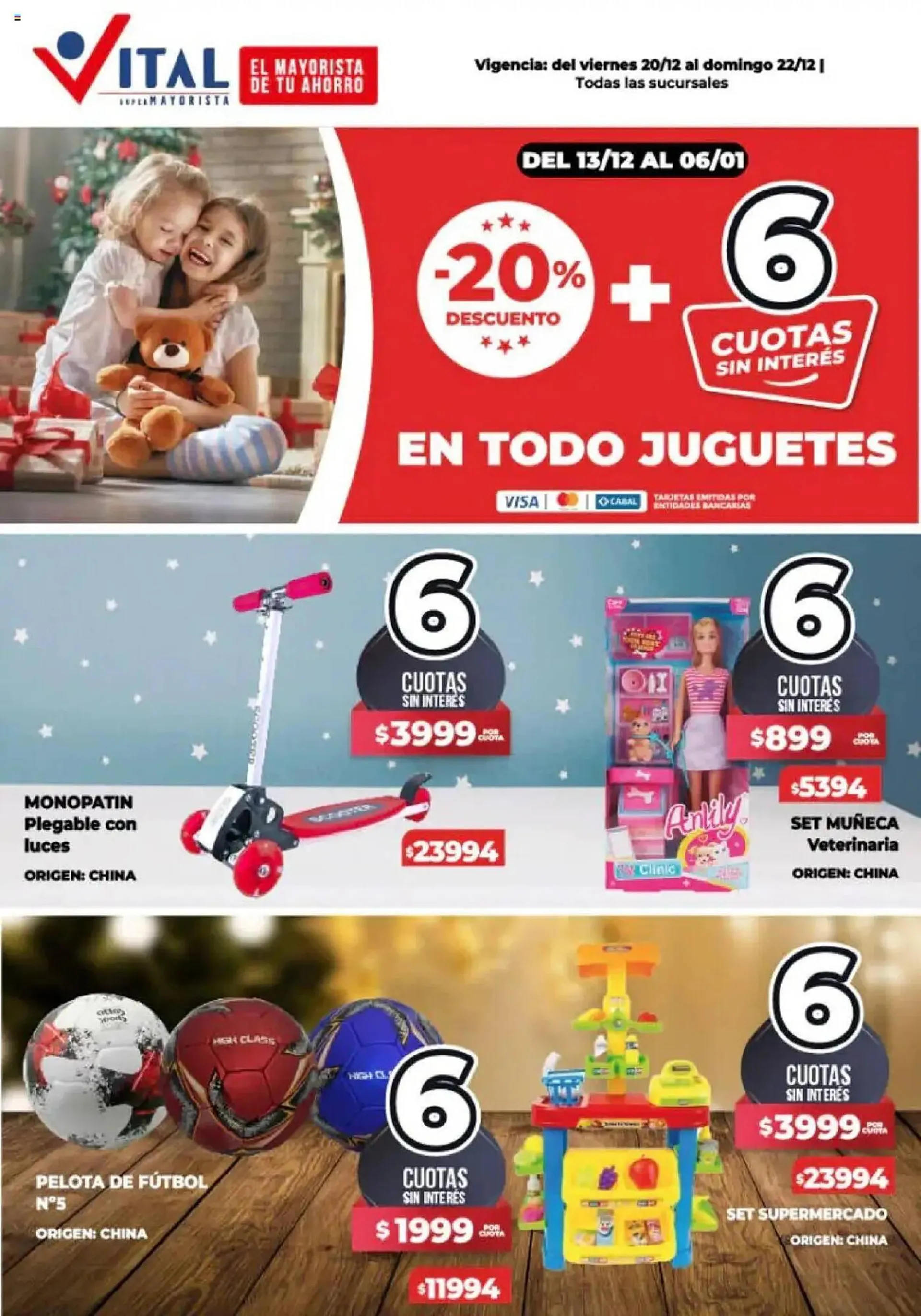 Ofertas de Catálogo Supermayorista Vital 20 de diciembre al 22 de diciembre 2024 - Página 11 del catálogo