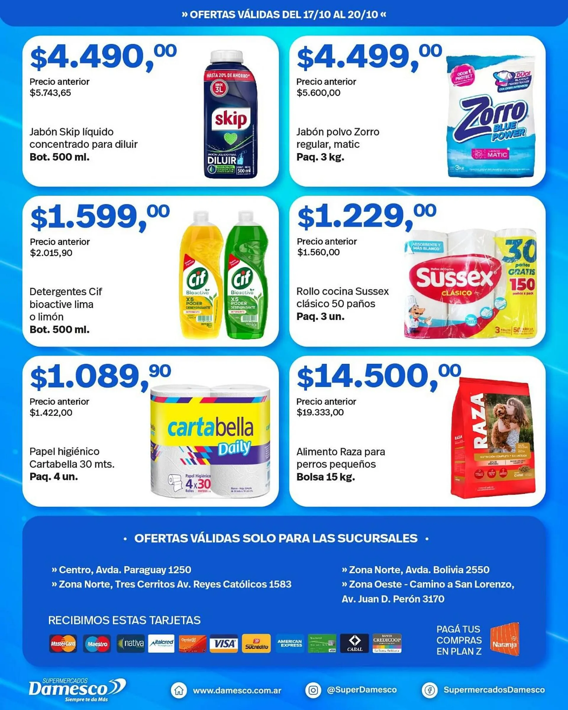 Ofertas de Catálogo Supermercados Damesco 17 de octubre al 20 de octubre 2024 - Página 3 del catálogo