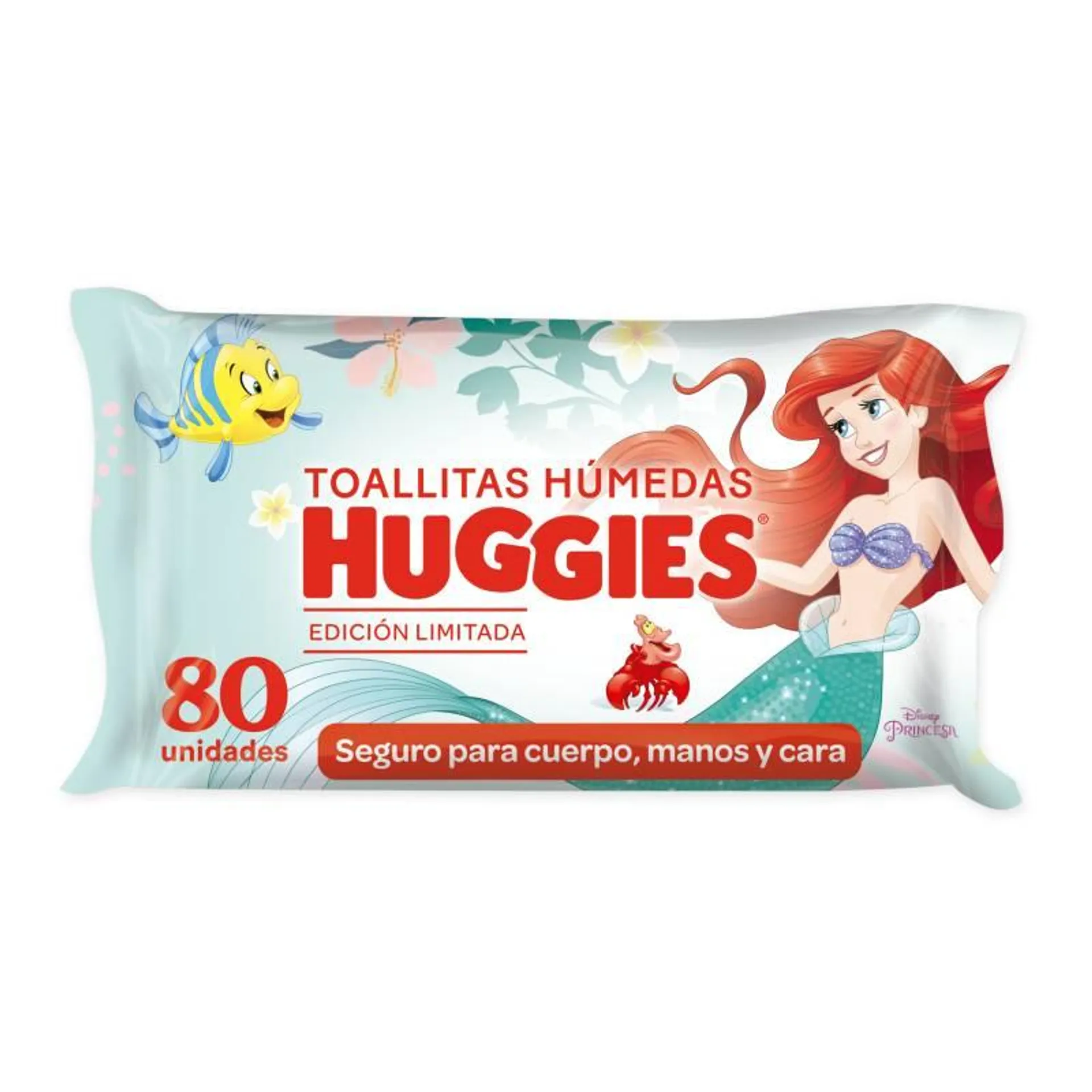 Toallitas Húmedas La Sirenita Huggies x 80 Un.