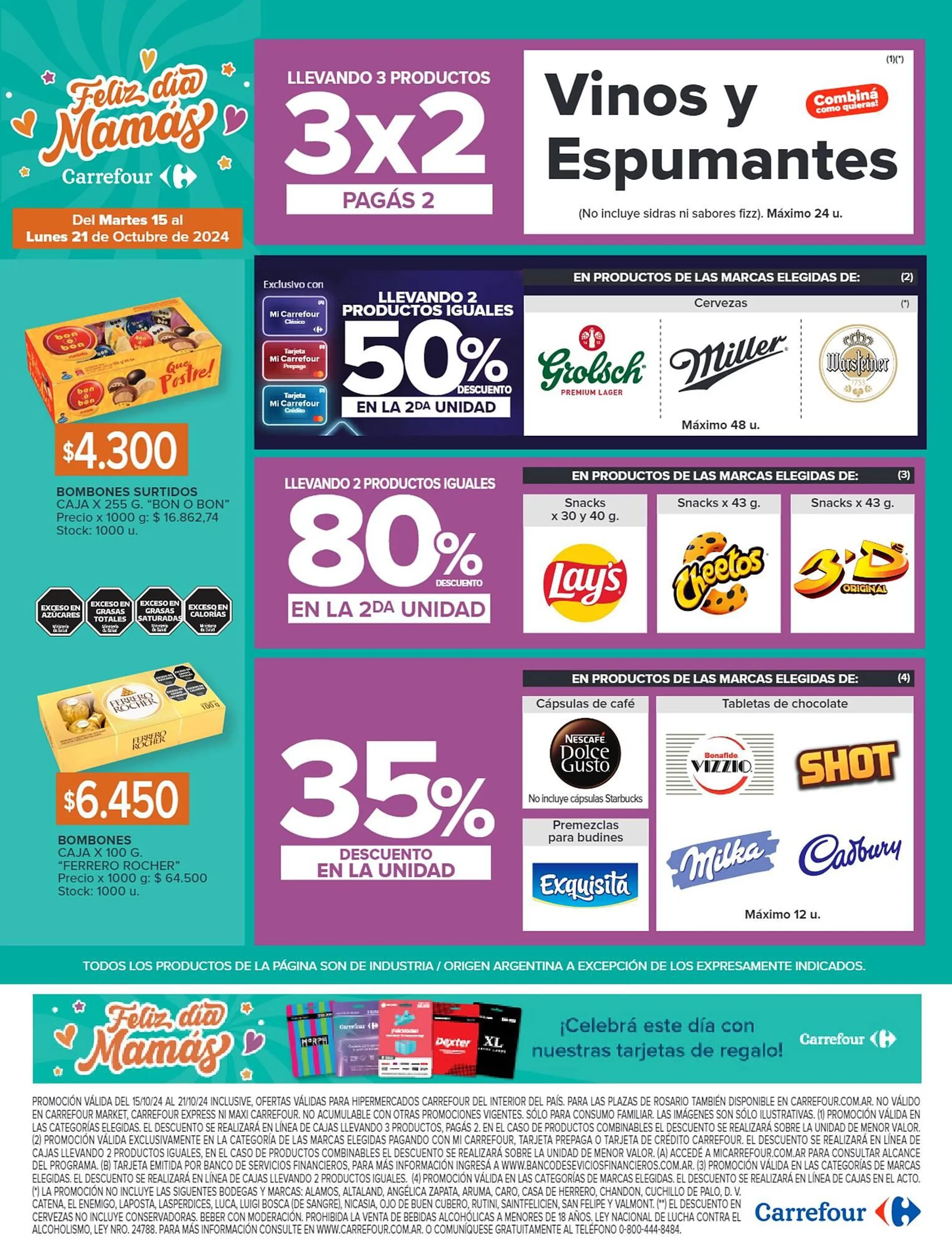 Ofertas de Catálogo Carrefour 15 de octubre al 21 de octubre 2024 - Página 6 del catálogo