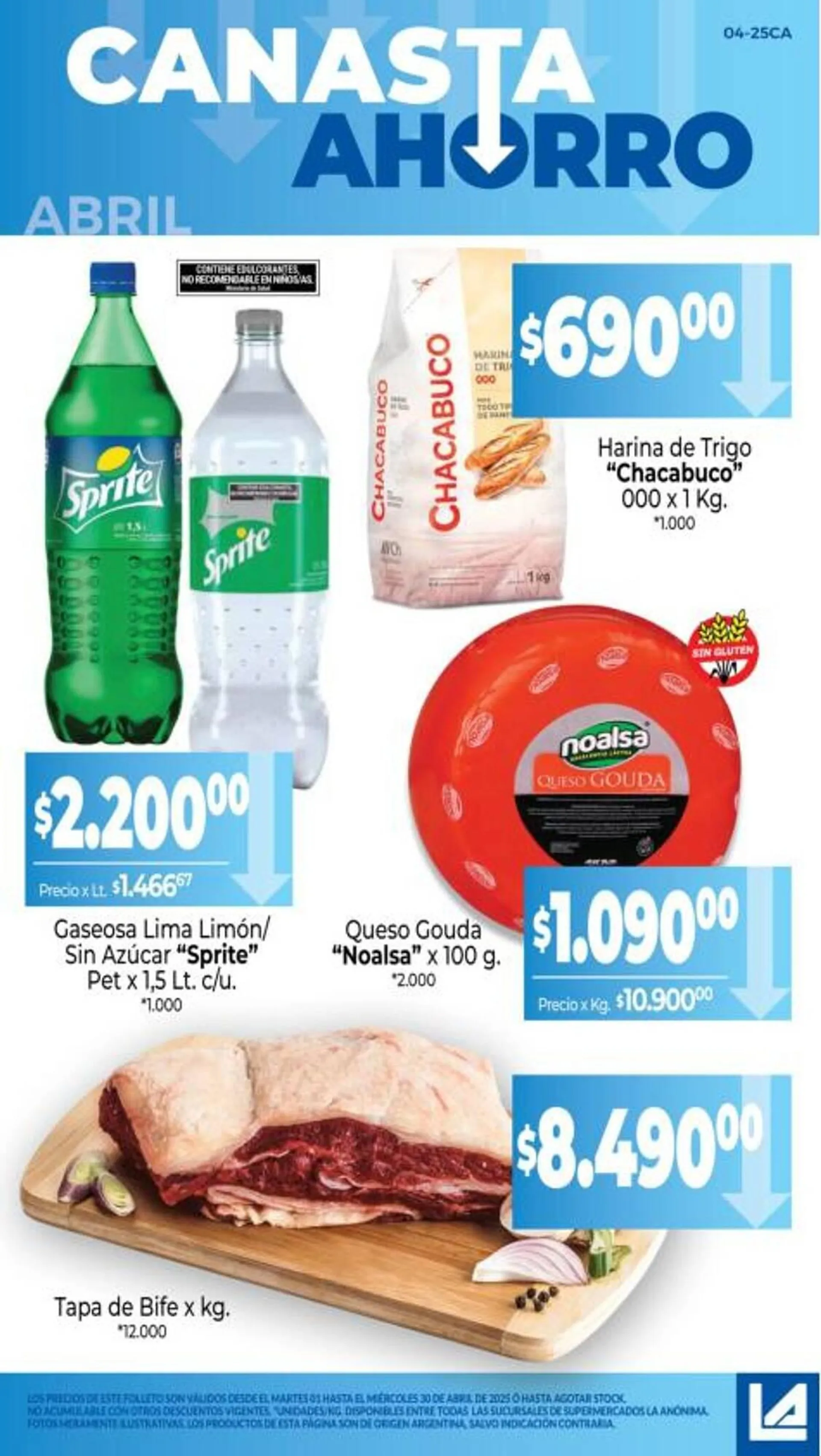Catálogo La Anonima - 1