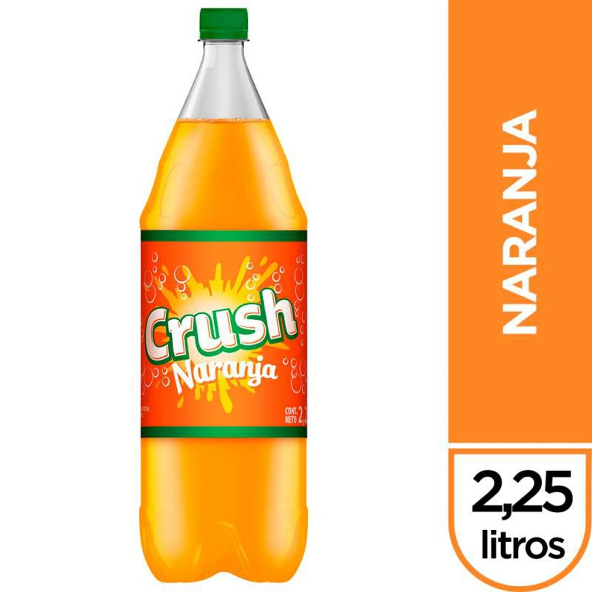 Gaseosa Naranja Crush Pet x 2,25 lt.