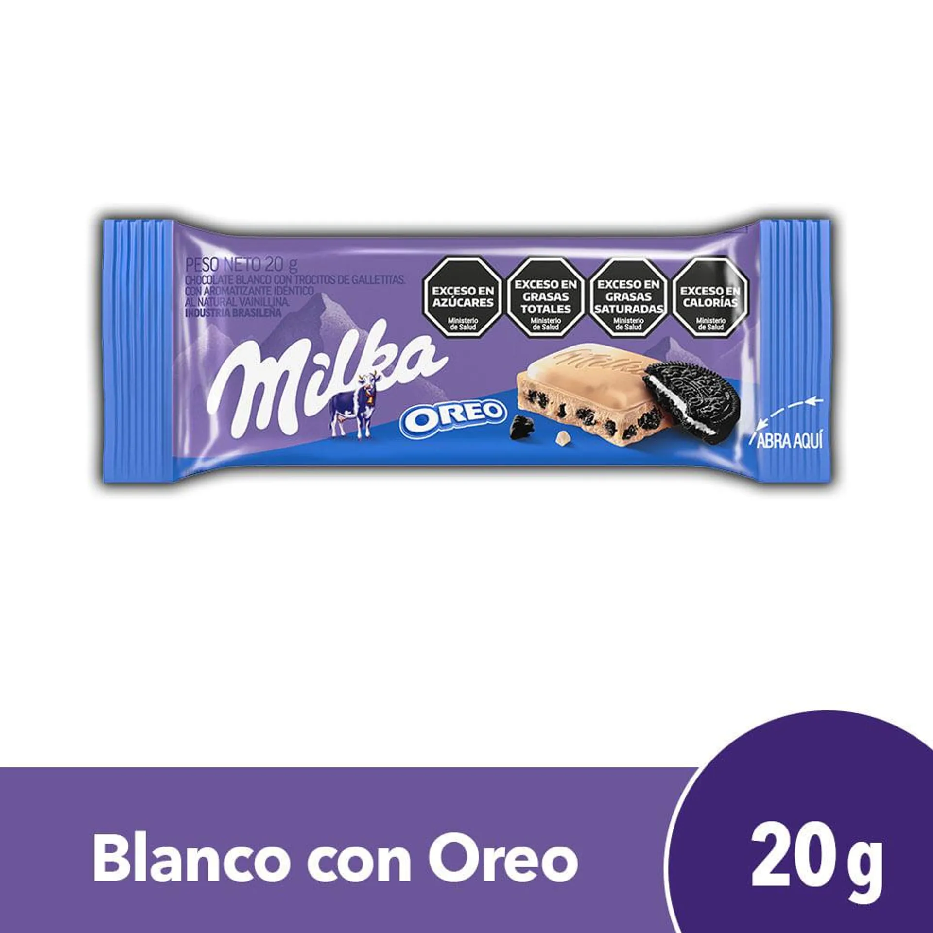 Chocolate Milka Oreo Blanco 20 Gr.