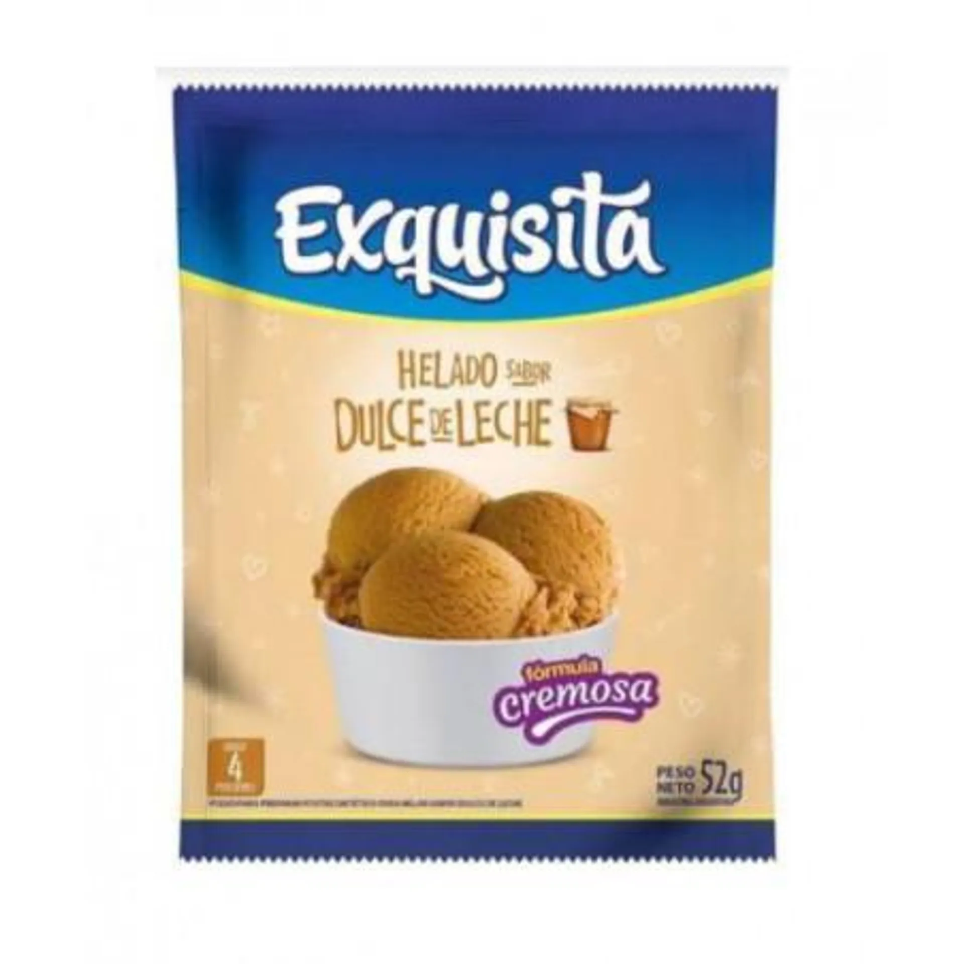 HELADO P/PREPAR EXQUISITA DDL 52 GRS