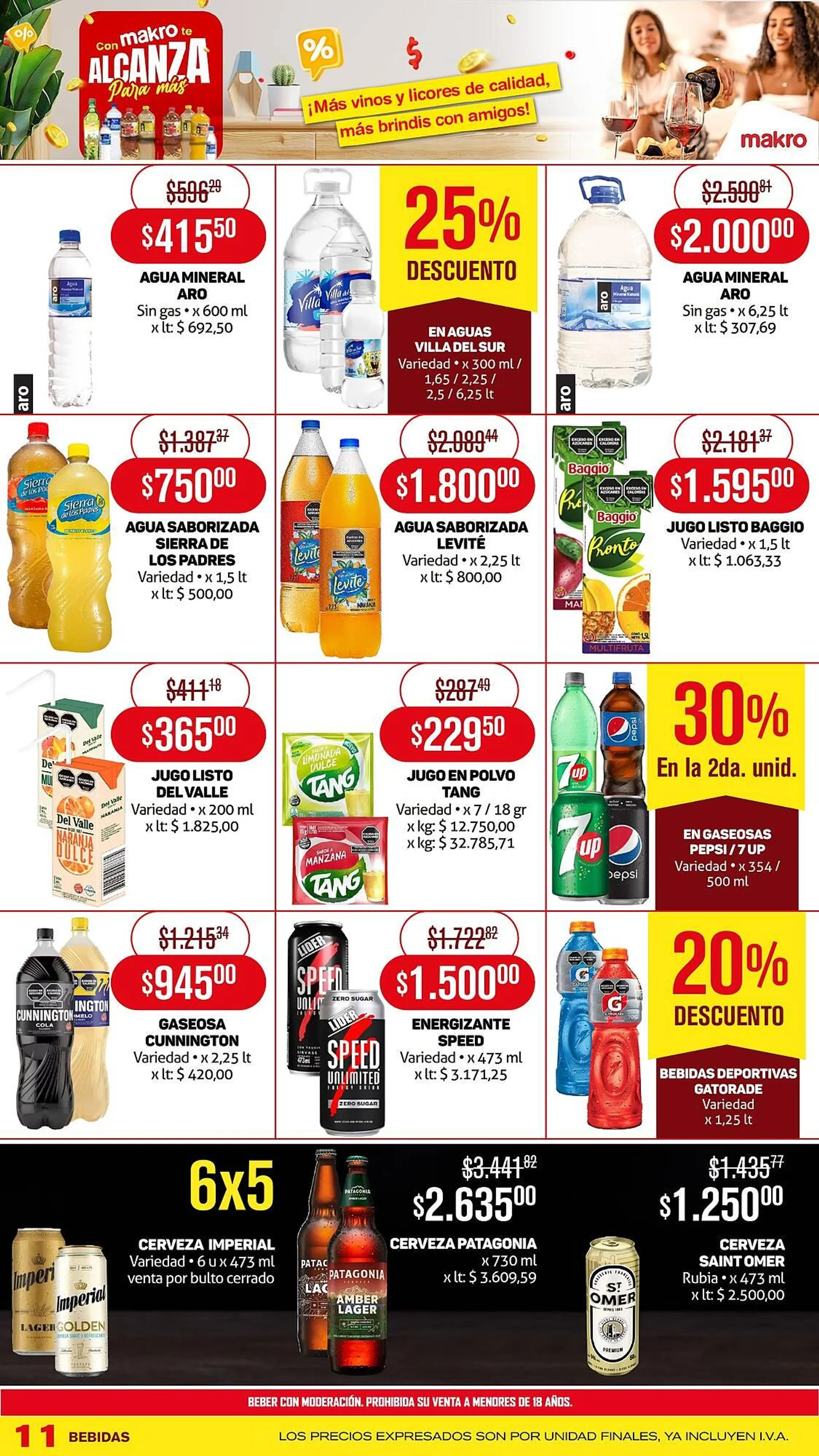 Ofertas de Catálogo Makro 3 de octubre al 9 de octubre 2024 - Página 11 del catálogo