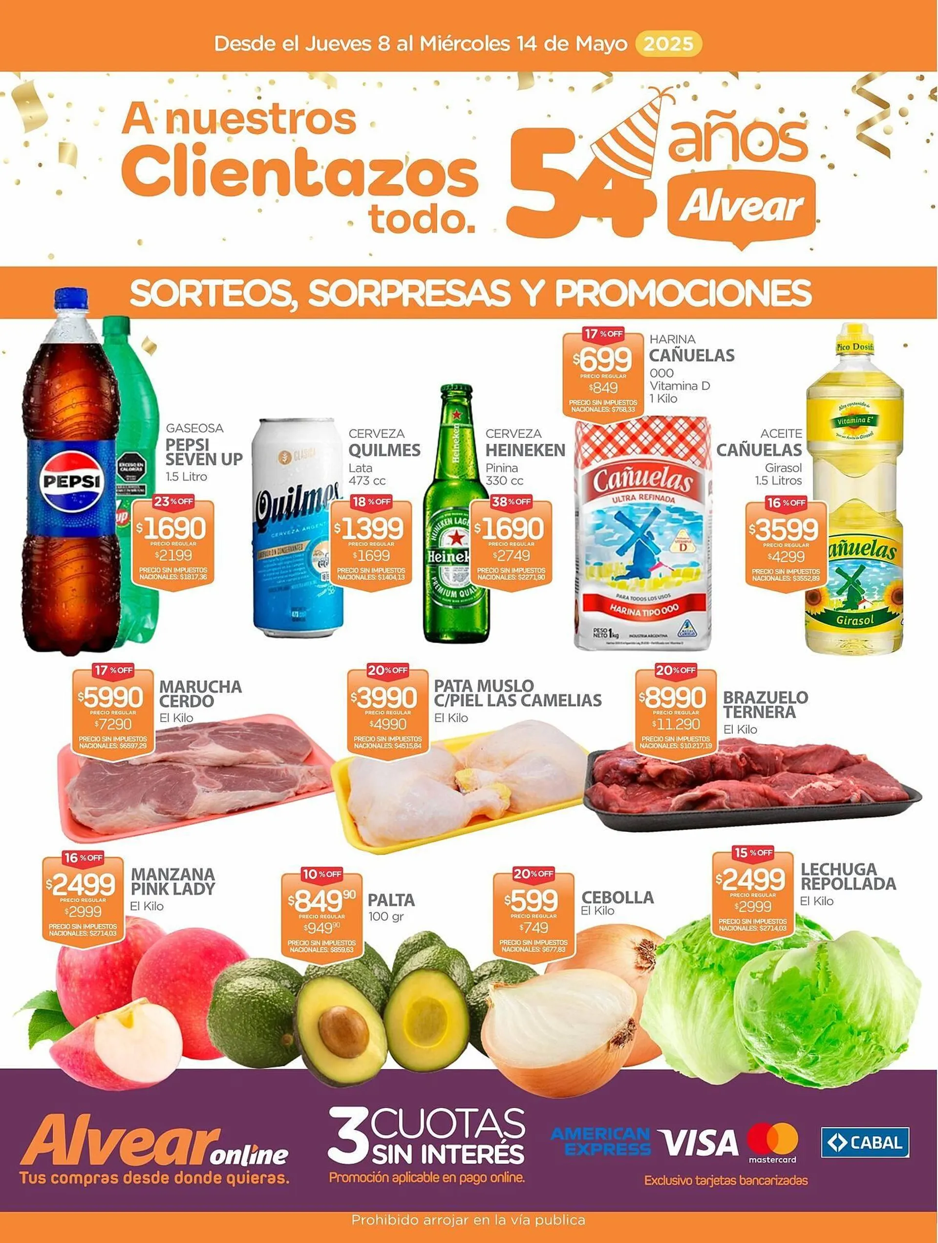 Ofertas de Catálogo Alvear 8 de mayo al 14 de mayo 2025 - Página 1 del catálogo