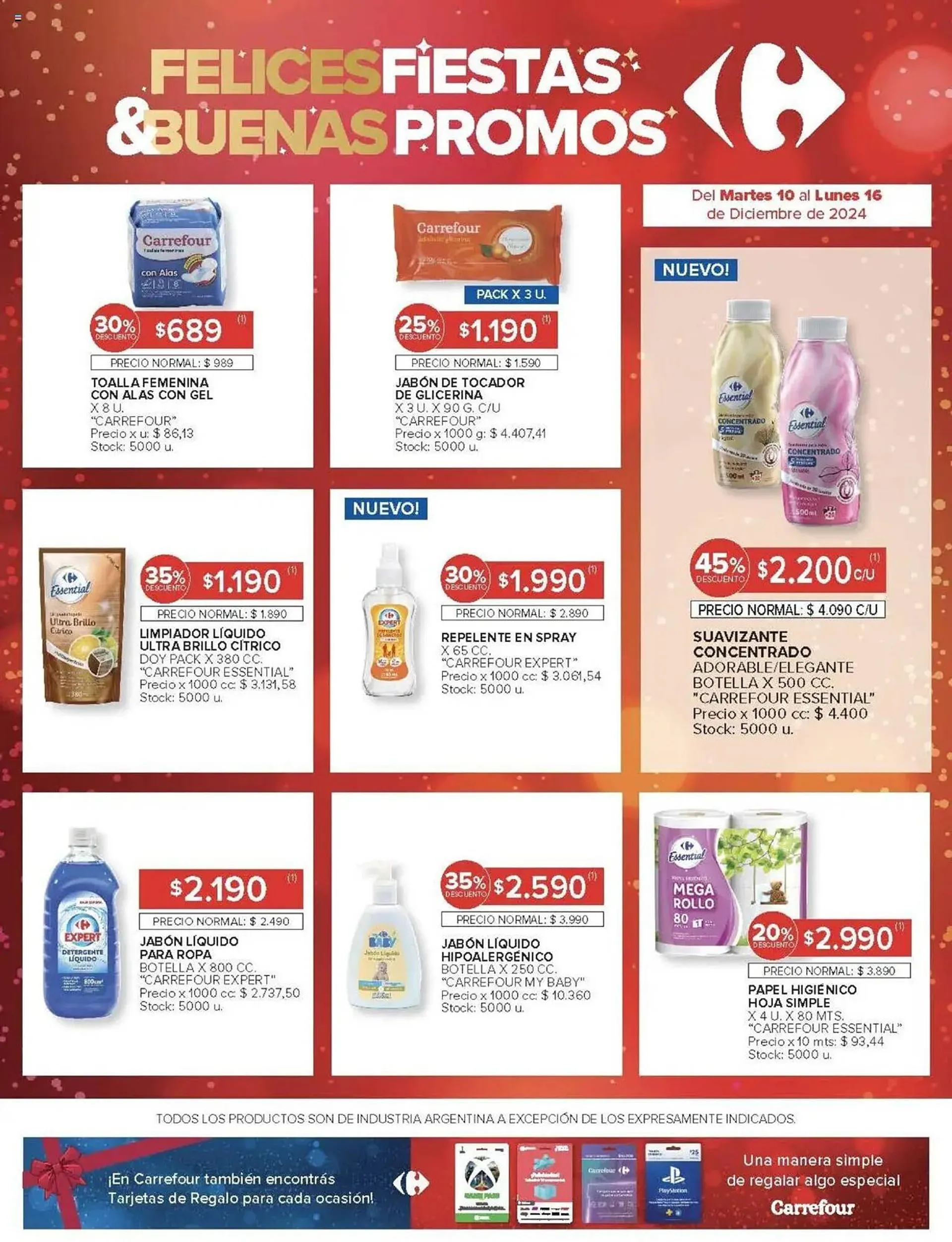 Ofertas de Catálogo Carrefour Market 10 de diciembre al 17 de diciembre 2024 - Página 12 del catálogo