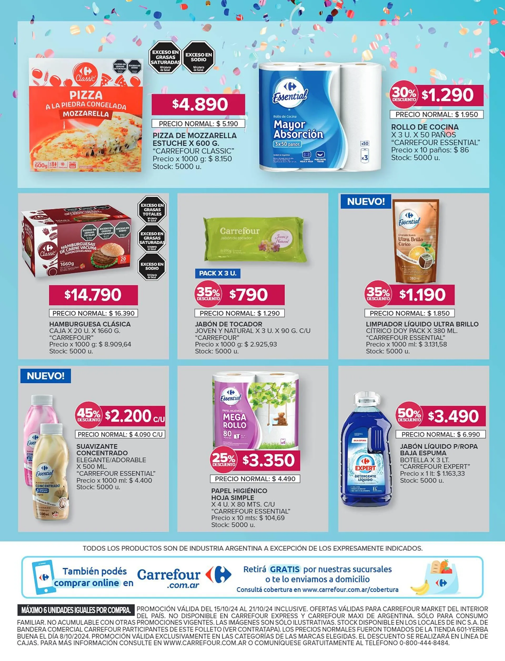 Ofertas de Catálogo Carrefour Market 15 de octubre al 21 de octubre 2024 - Página 10 del catálogo