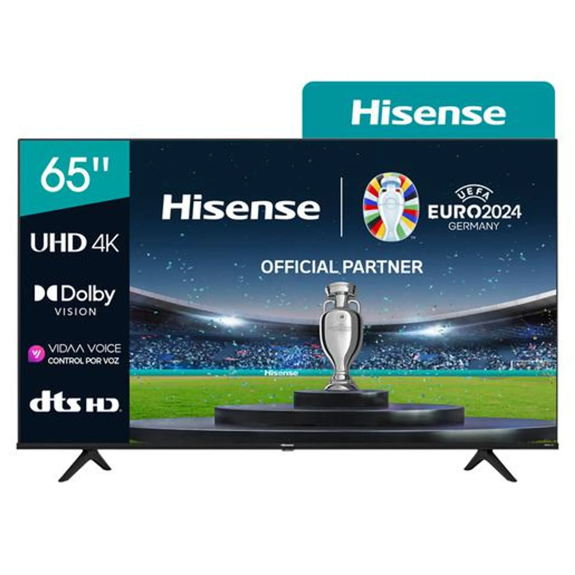 SMART LED TV HISENSE 65 PULGADAS 4K UHD 65A6H