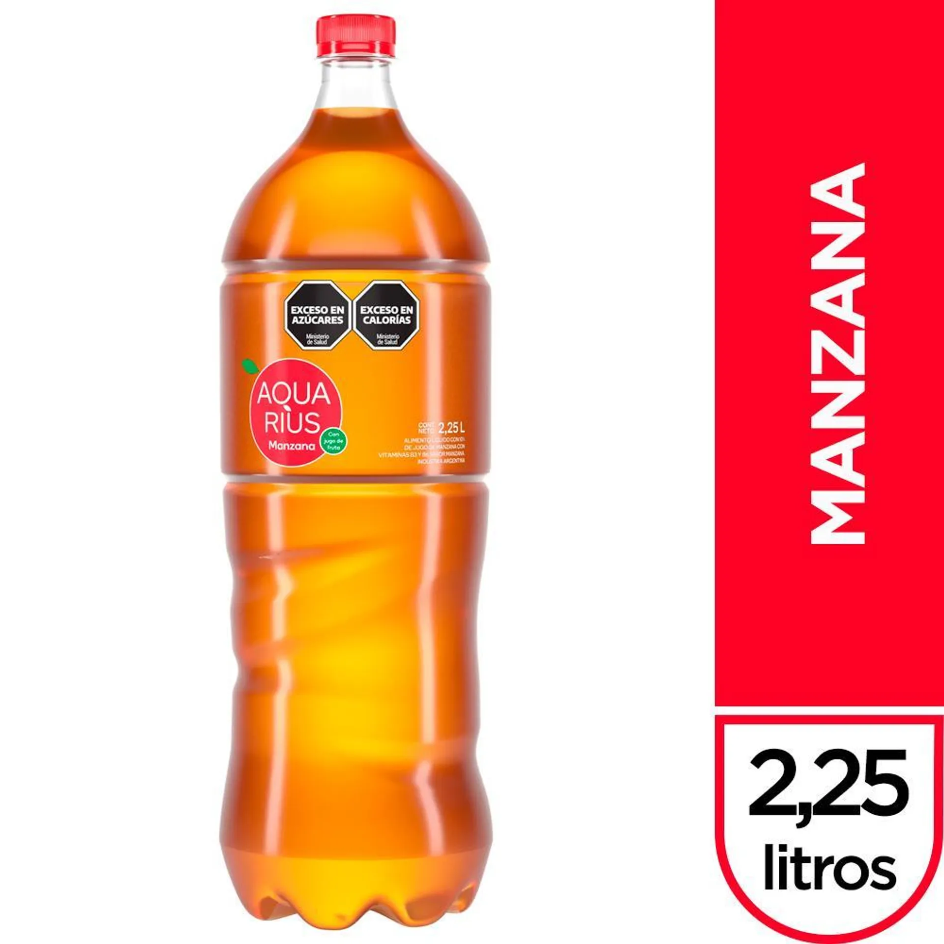 Agua Saborizada AQUARIUS Manzana 2,25 Lt