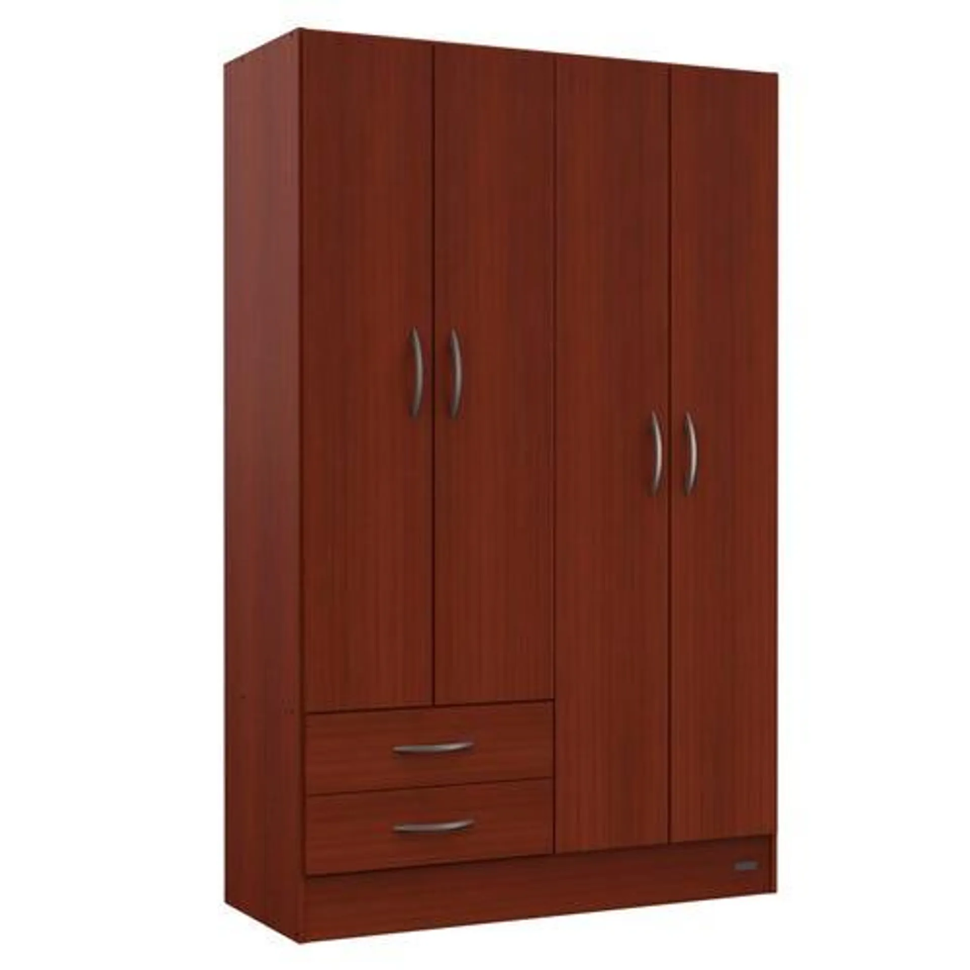 Placard 4 puertas pack caoba Mosconi