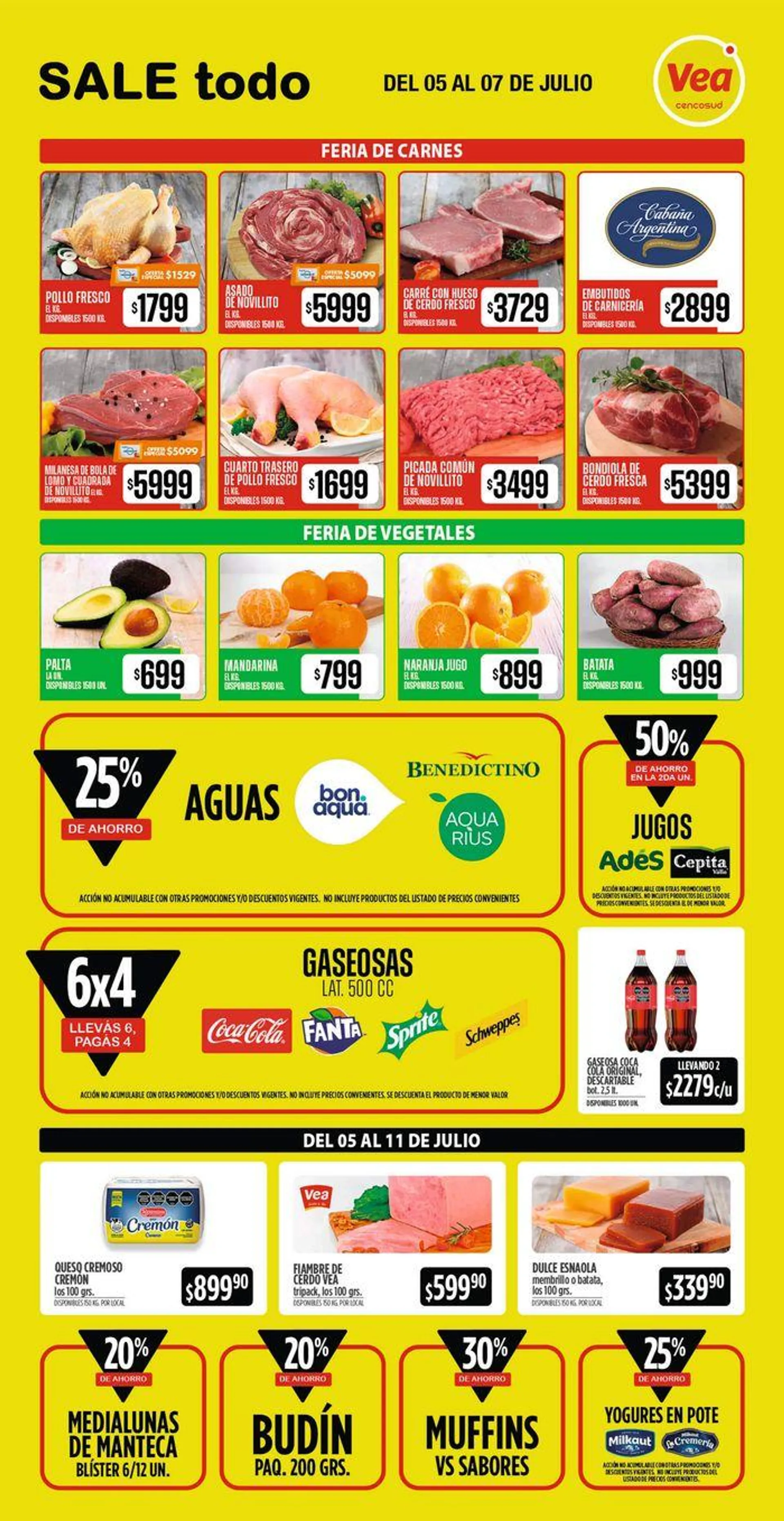 Ofertas de Ofertas FDS Supermercados Vea - NEA 5 de julio al 7 de julio 2024 - Página 2 del catálogo