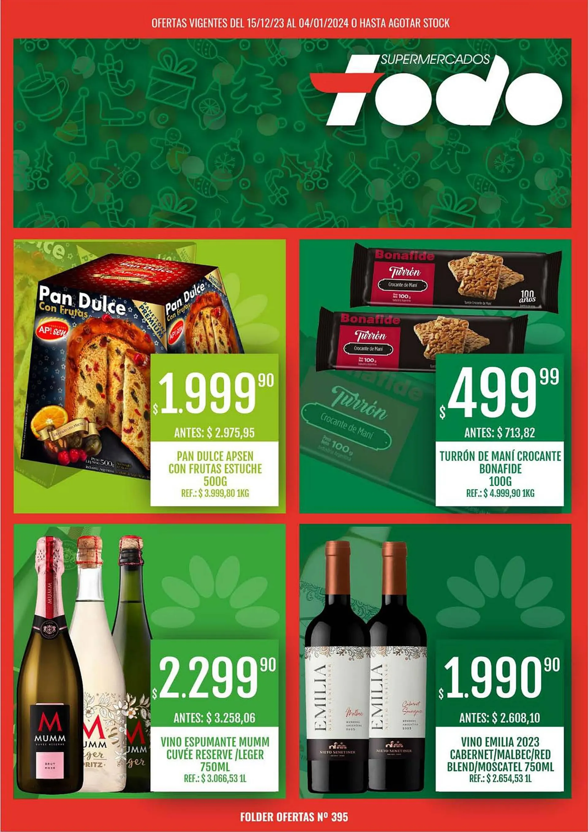 Ofertas de Catálogo Supermercados Todo 15 de diciembre al 4 de enero 2024 - Página  del catálogo