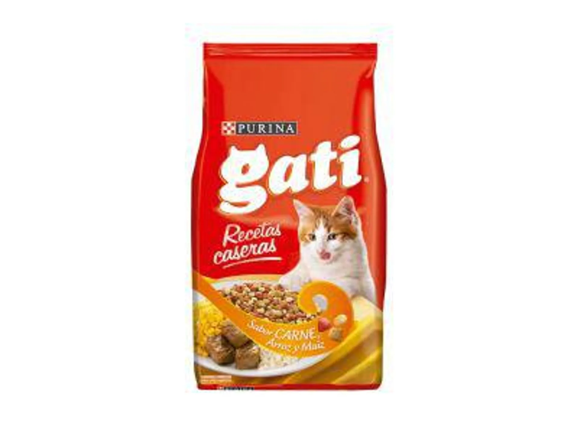 ALIMENTO PARA GATOS GATI CARNE, ARROZ Y MAIZ 1 KG