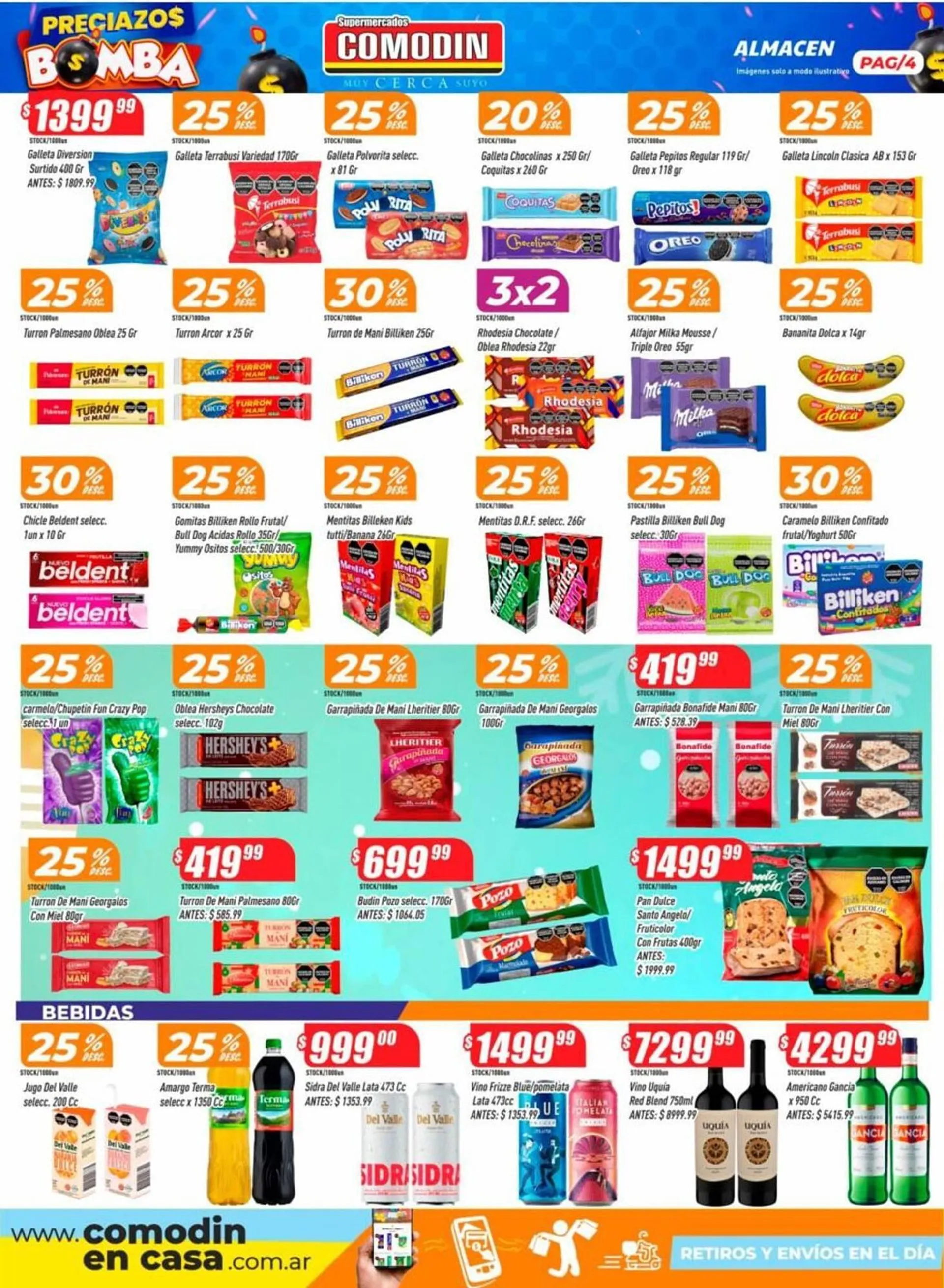 Ofertas de Catálogo Supermercados Comodin 25 de octubre al 8 de noviembre 2024 - Página 4 del catálogo