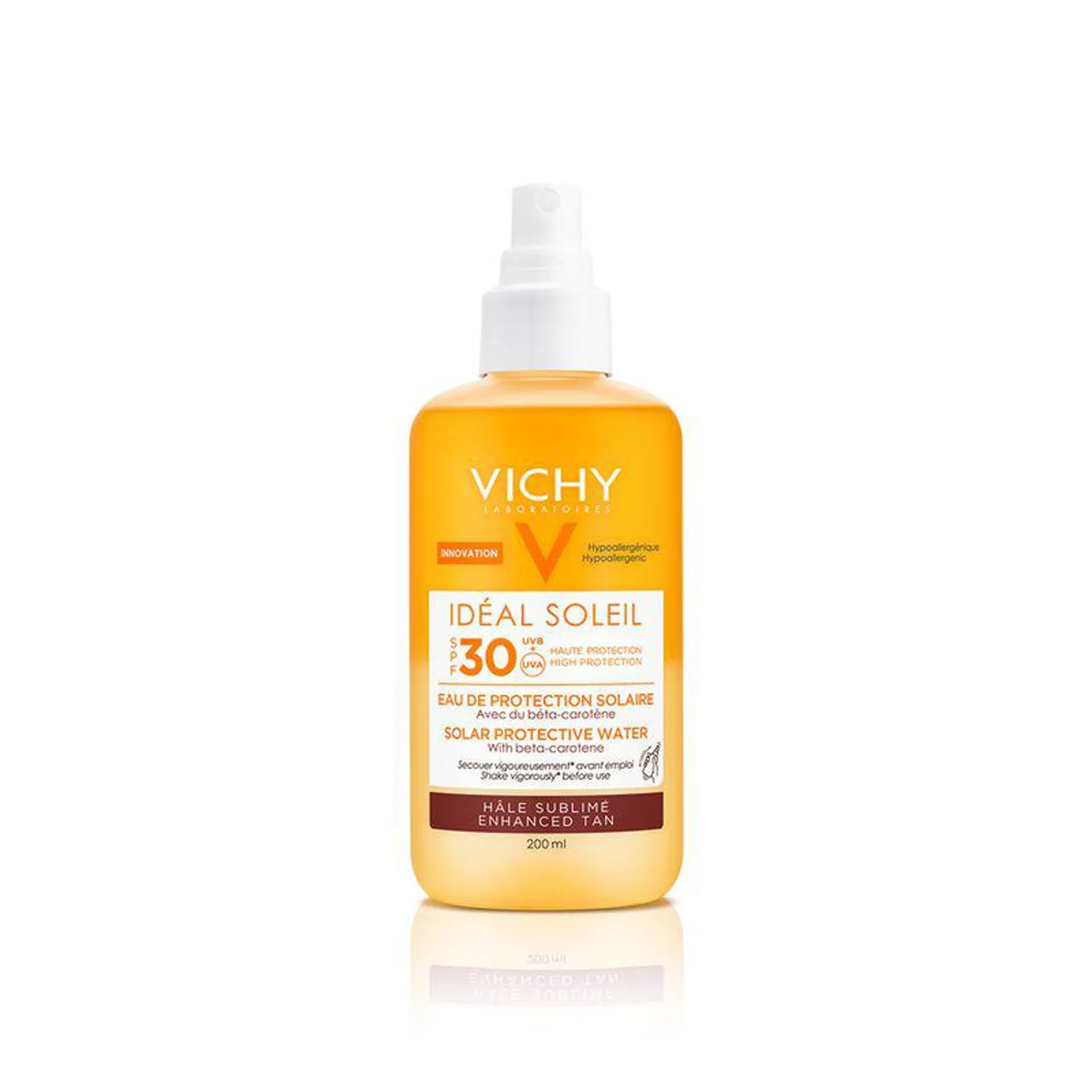 Agua de Protección Solar Vichy Idéal Soleil Potenciadora de Bronceado FPS 30 x 200 ml