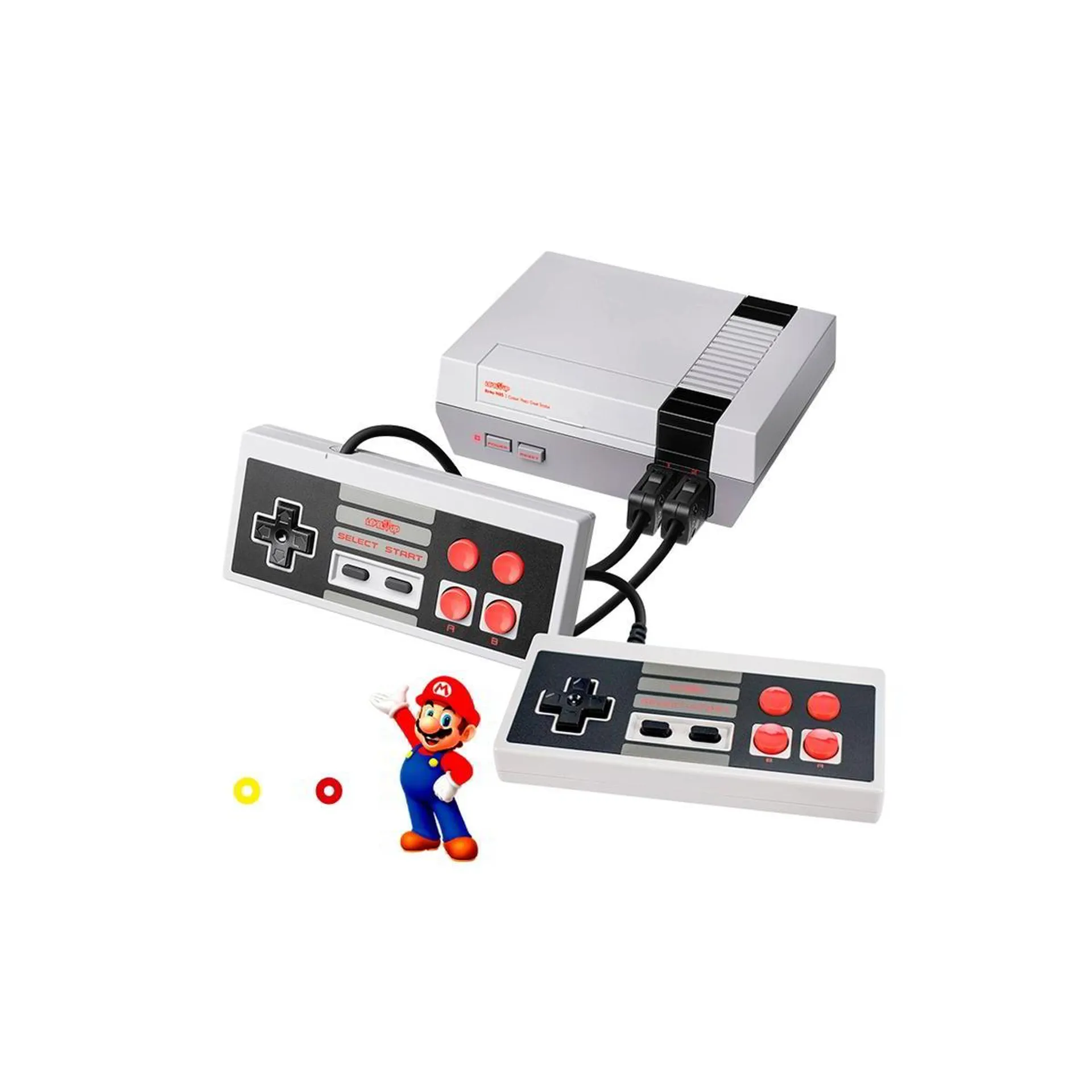 Consola Retro Level Up Nes Av 8 Bits 500 Juegos