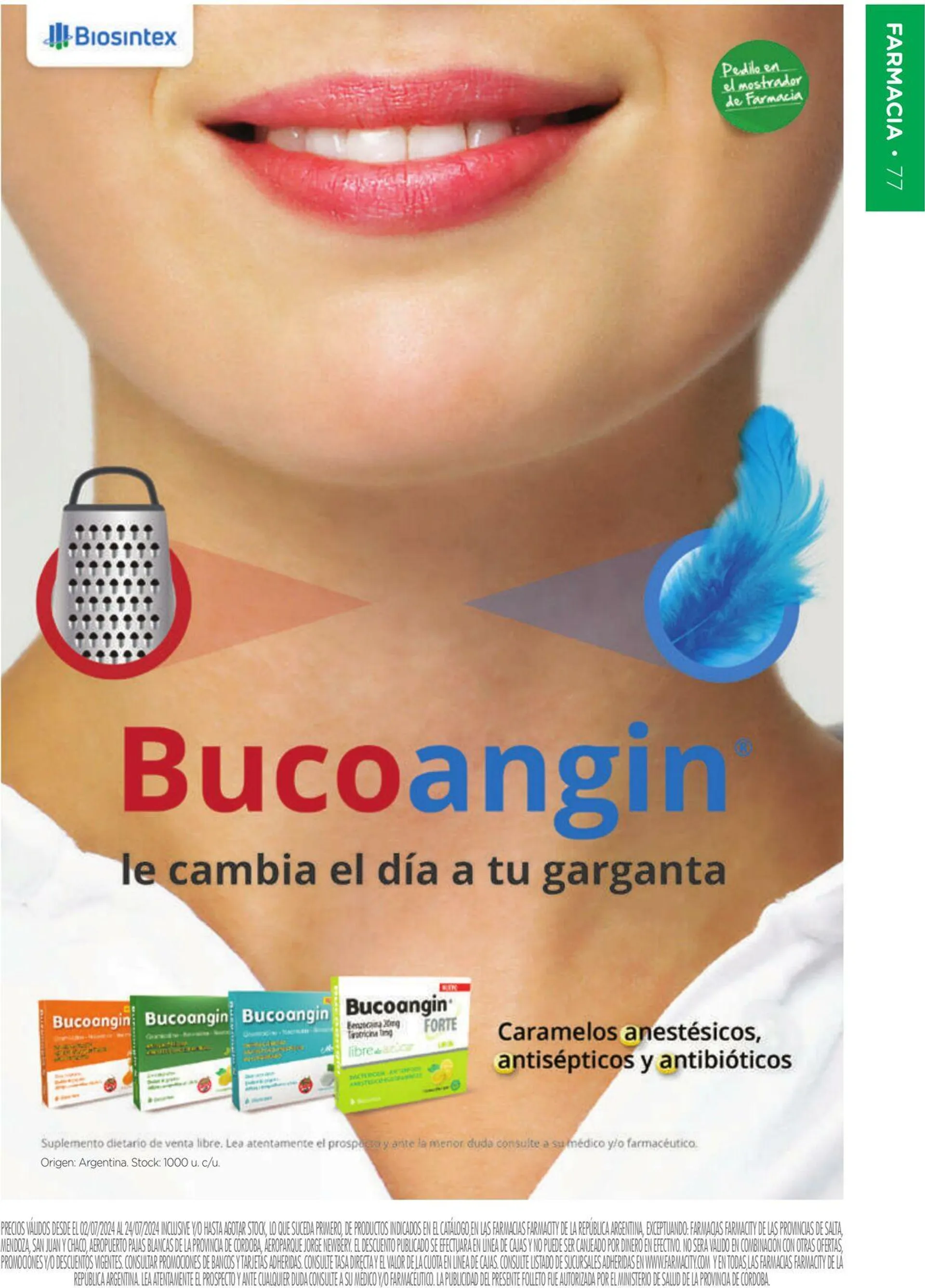 Ofertas de Farmacity 1 de julio al 31 de julio 2024 - Página 77 del catálogo