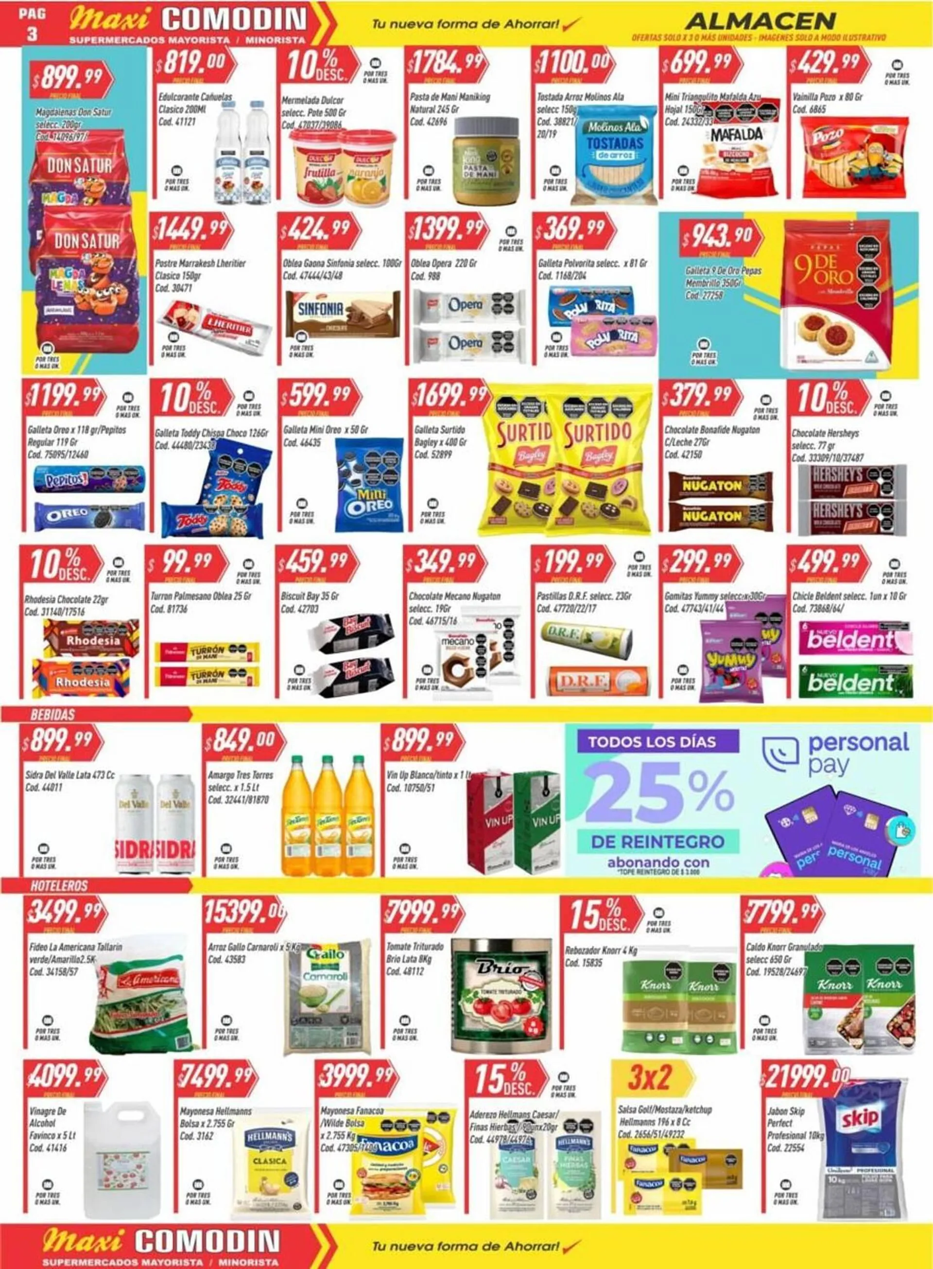 Ofertas de Catálogo Supermercados Comodin 23 de octubre al 6 de noviembre 2024 - Página 3 del catálogo