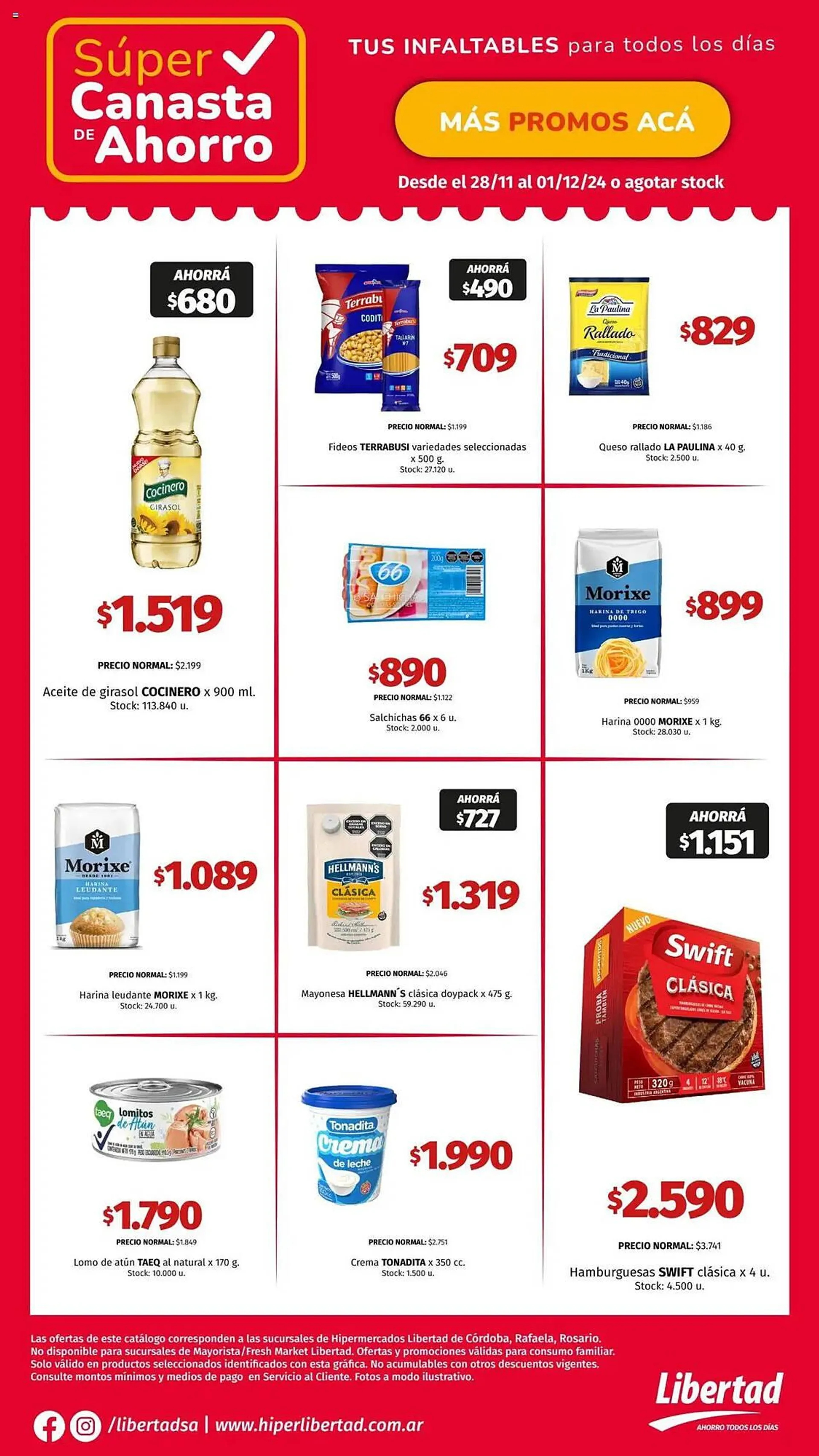 Ofertas de Catálogo Hipermercado Libertad 28 de noviembre al 1 de diciembre 2024 - Página 2 del catálogo