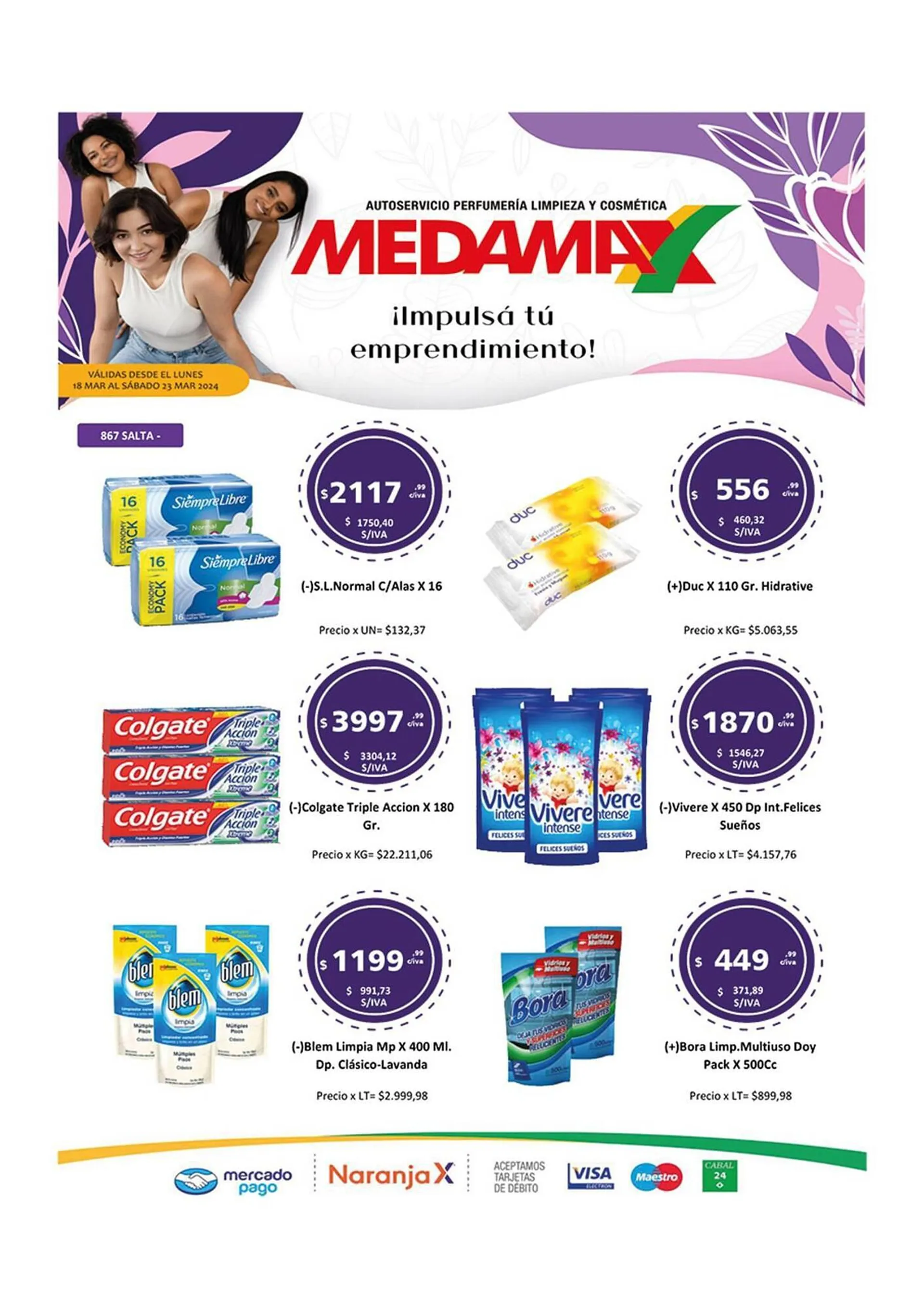 Ofertas de Catálogo Medamax 18 de marzo al 23 de marzo 2024 - Página 1 del catálogo