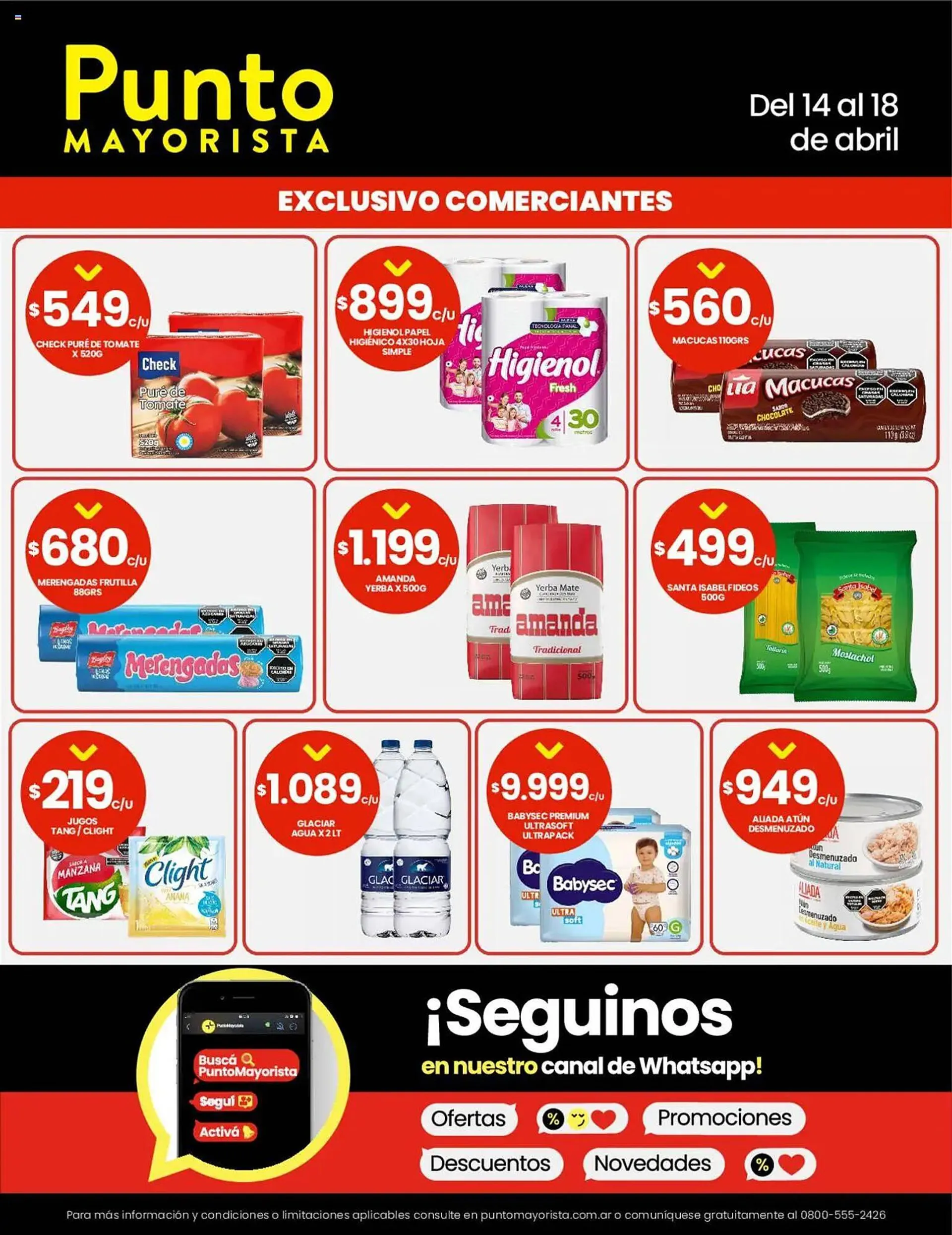 Ofertas de Catálogo Punto Mayorista 14 de abril al 18 de abril 2025 - Página 1 del catálogo