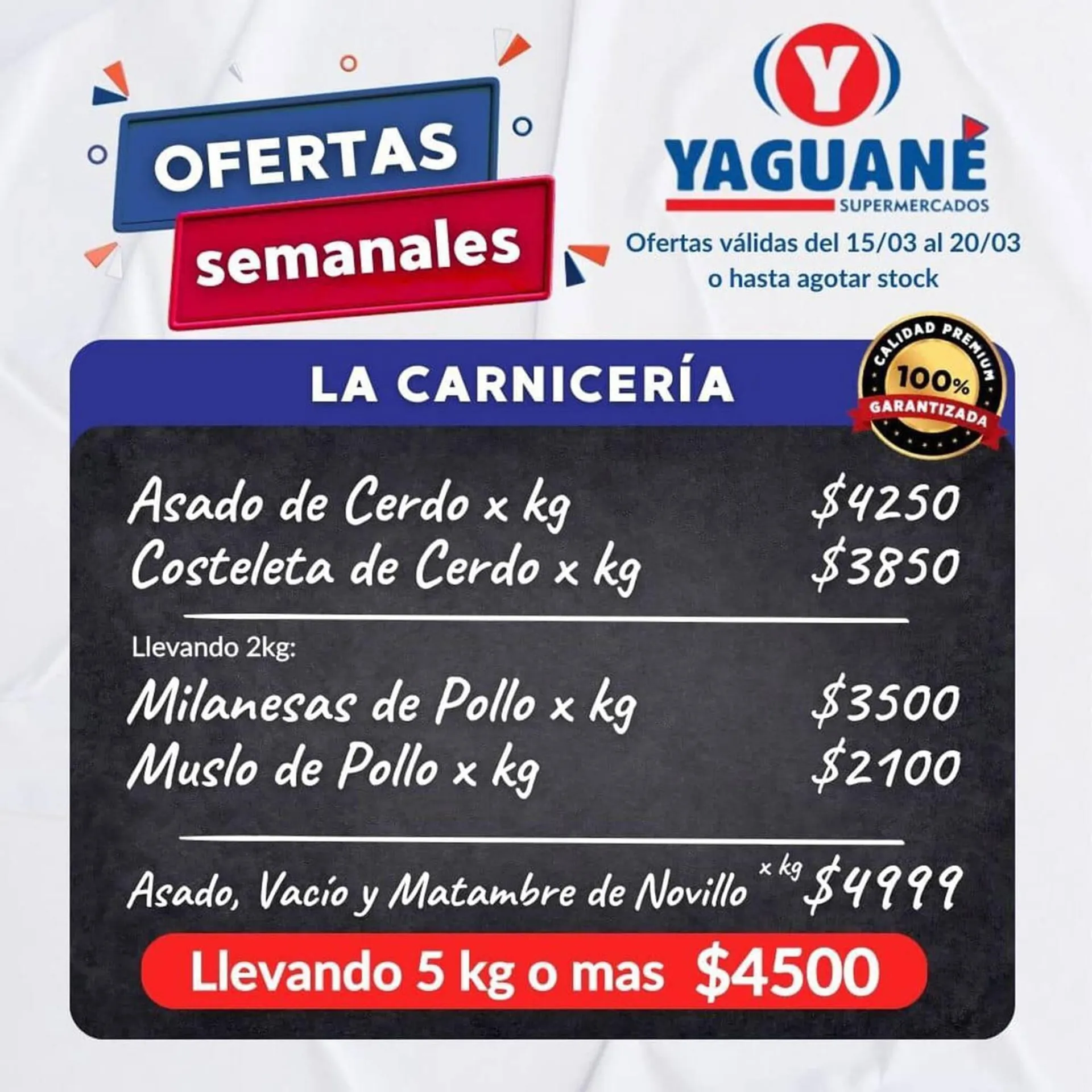 Ofertas de Catálogo Yaguane Supermercados 18 de marzo al 20 de marzo 2024 - Página 4 del catálogo