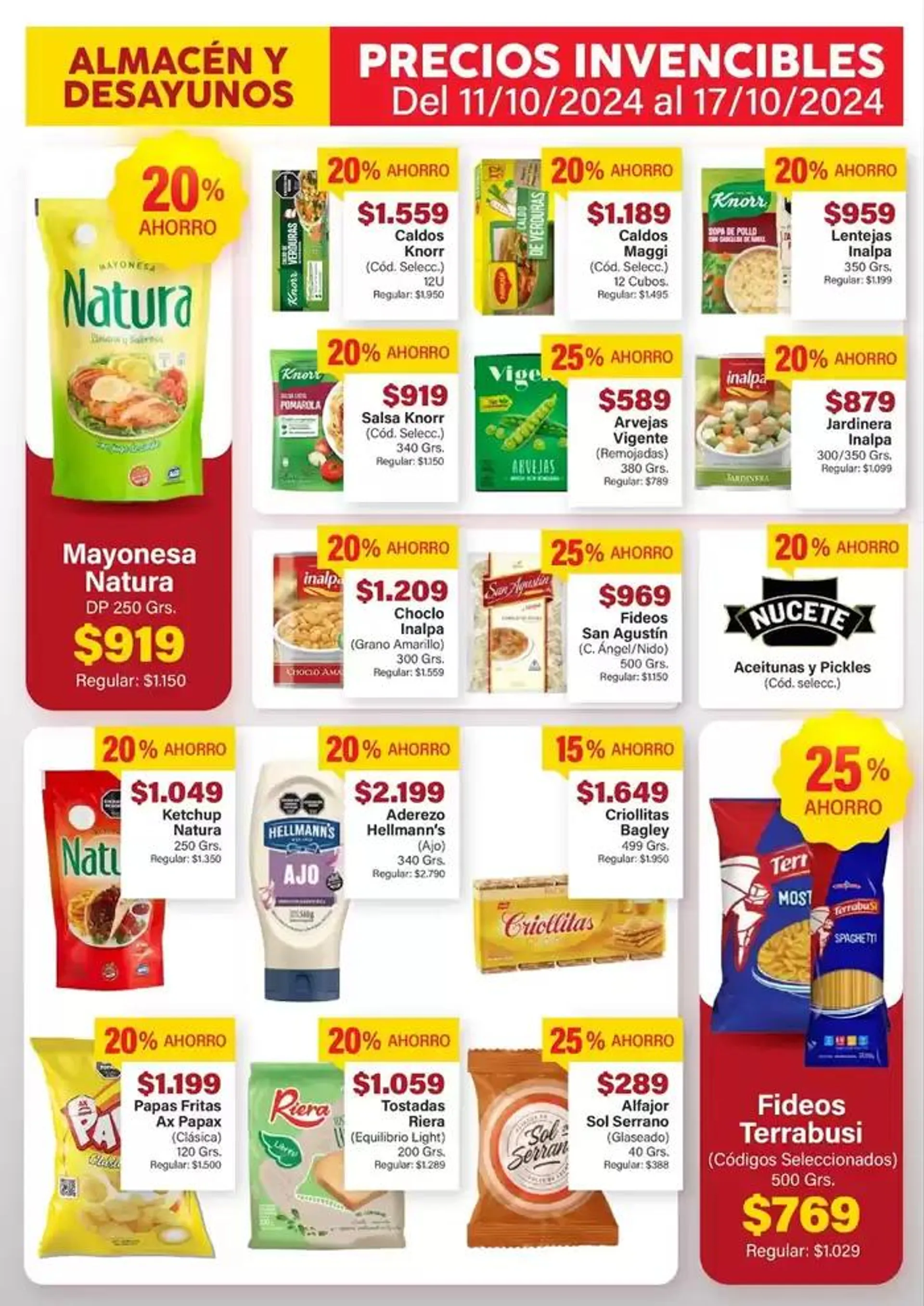 Ofertas de Ofertas Supermercados Aiello 12 de octubre al 26 de octubre 2024 - Página 7 del catálogo