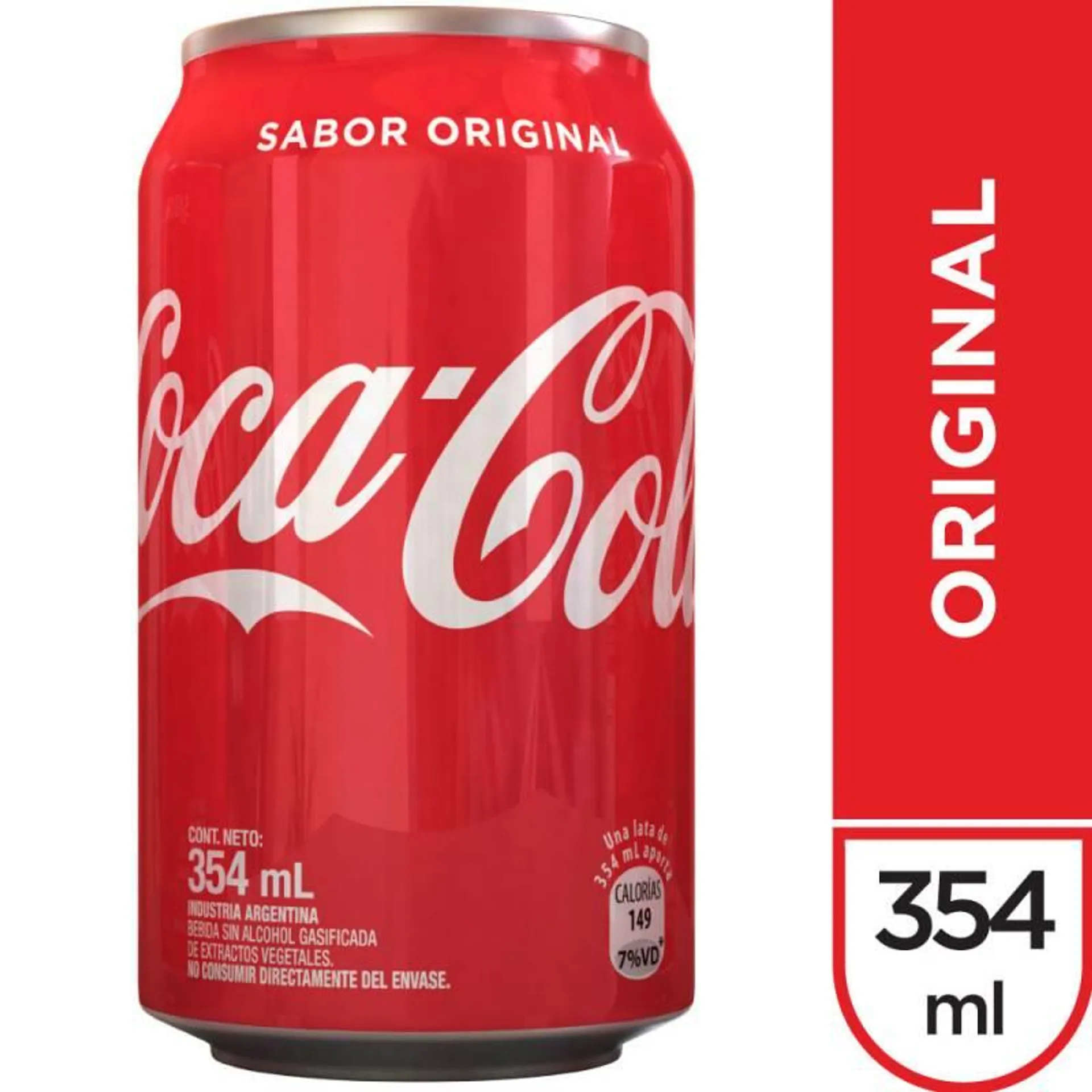 Gaseosa Cola Lata Coca Cola x 354 cc.